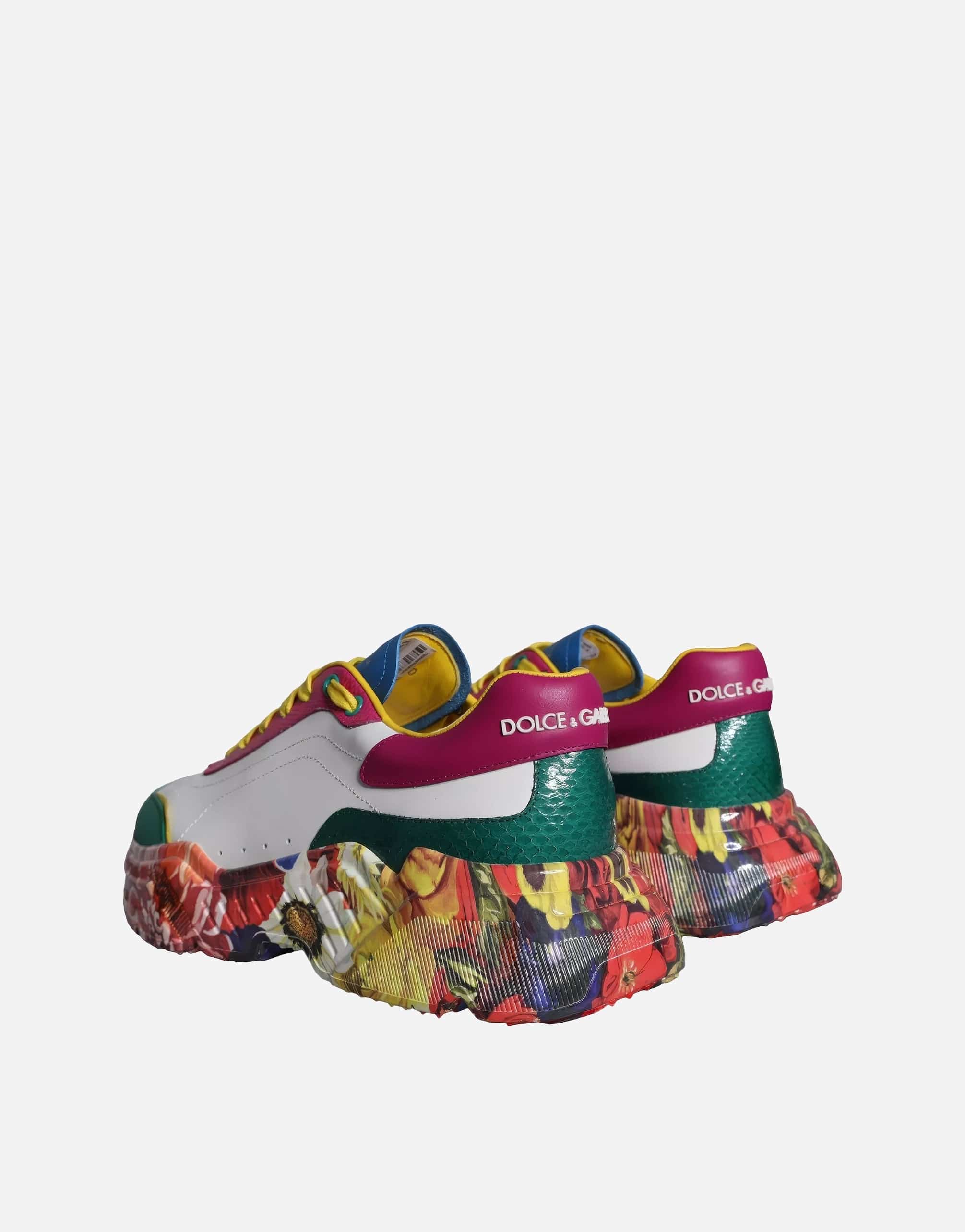 Dolce & Gabbana Daymaster Sneakers With Floral Sole