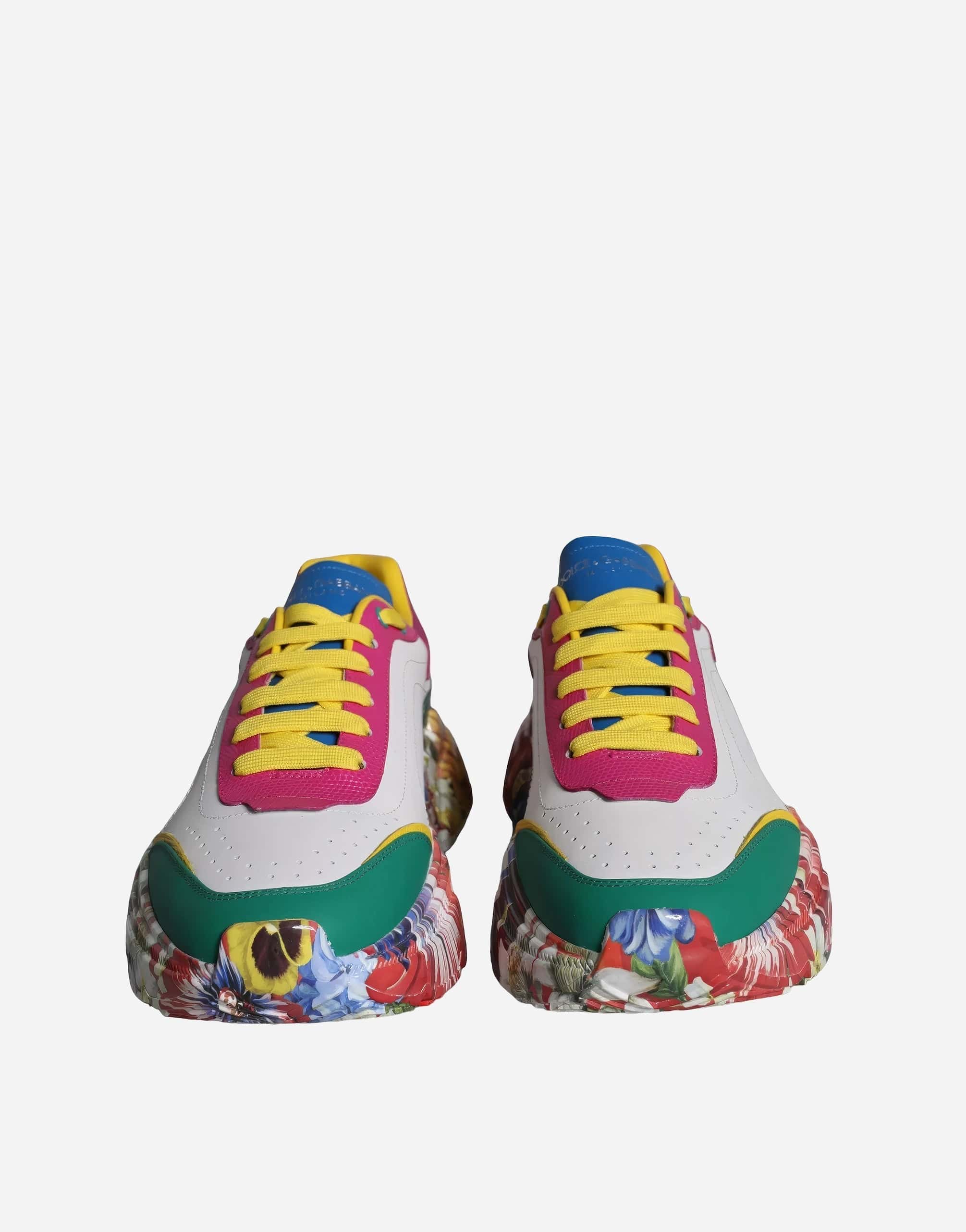 Dolce & Gabbana Daymaster Sneakers With Floral Sole