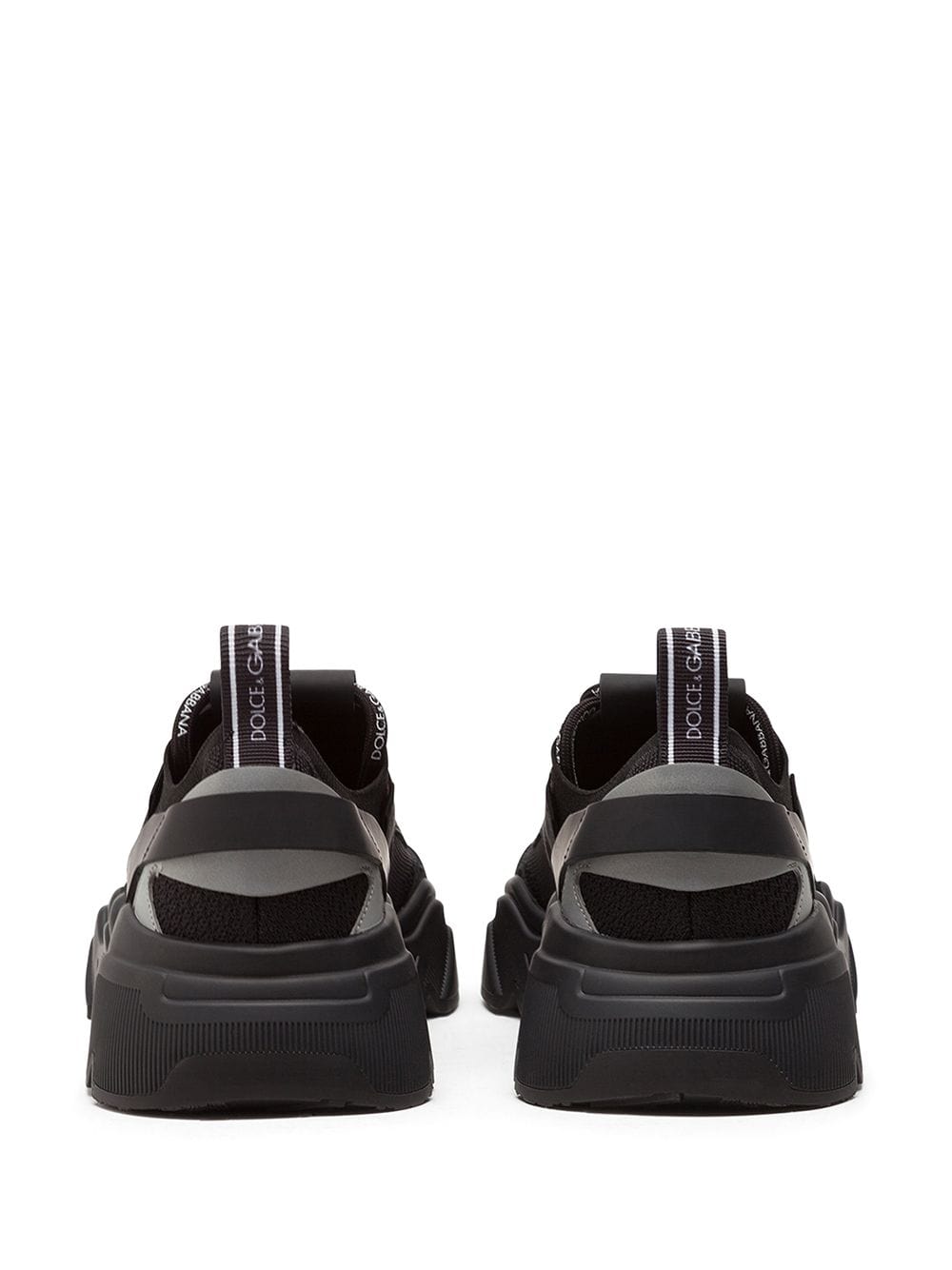 Dolce & Gabbana Daymaster Stretch Mesh Sneakers In Black