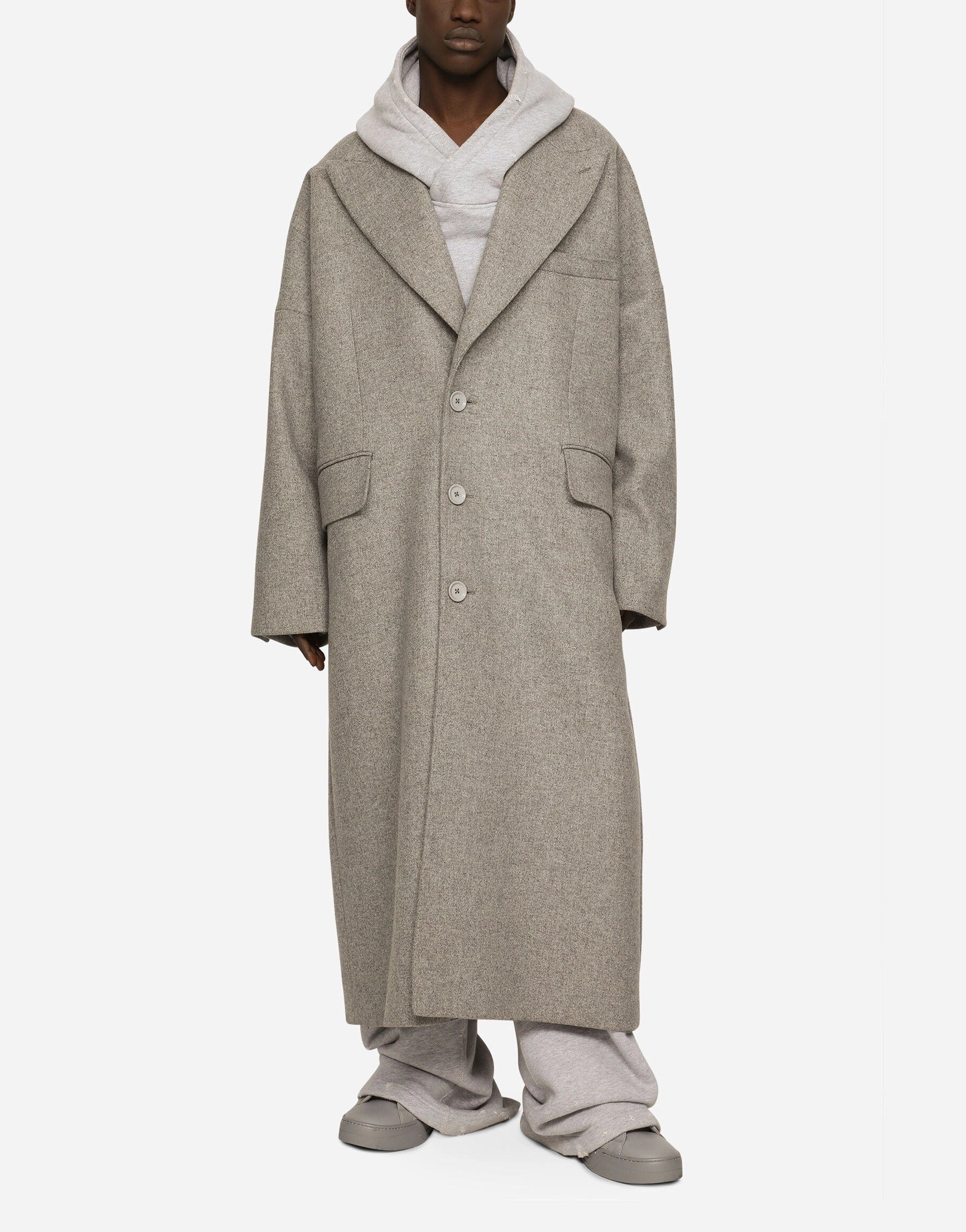 Dolce & Gabbana Deconstructed Wool Coat