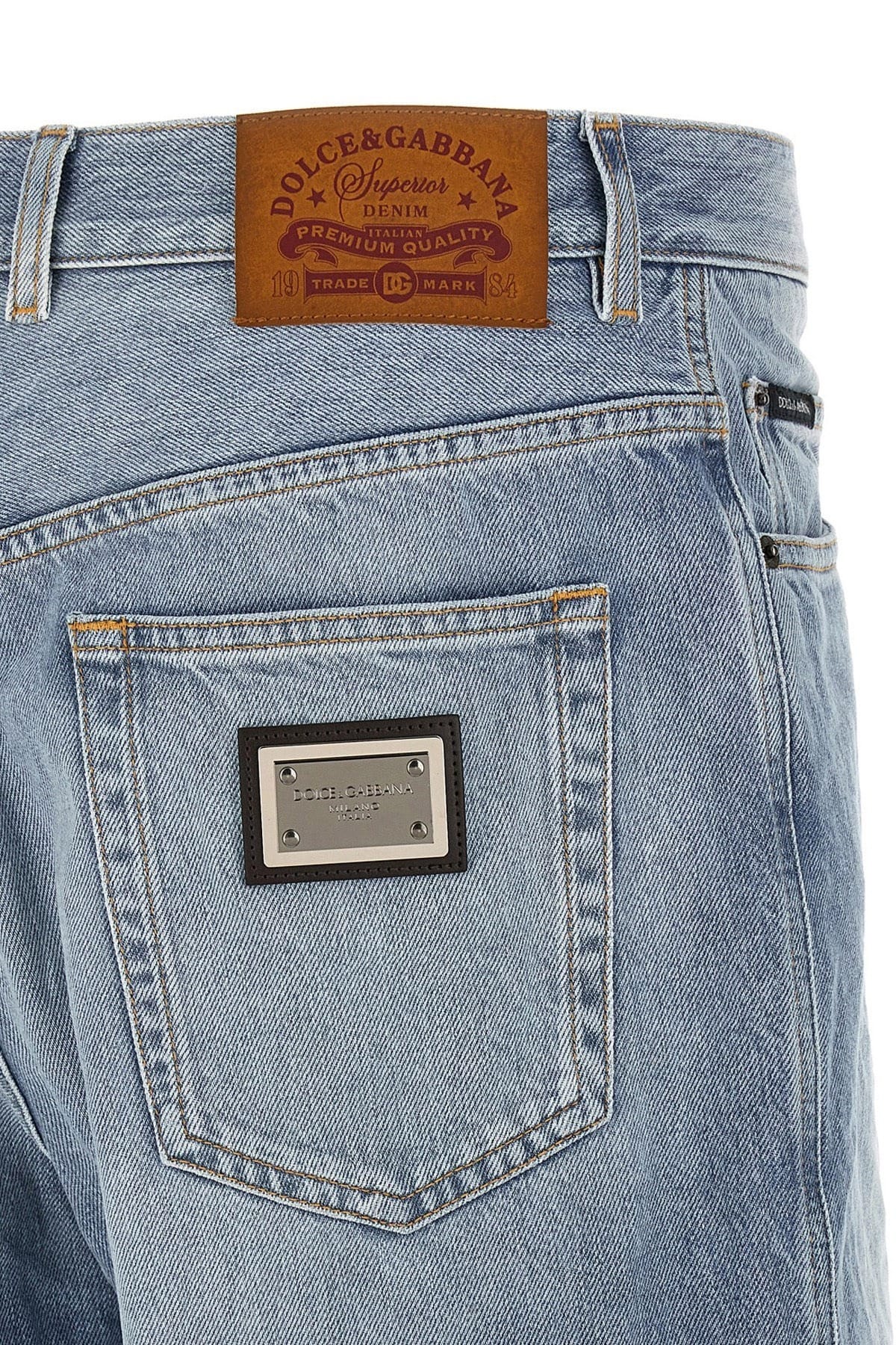Dolce & Gabbana Denim-Bermudashorts