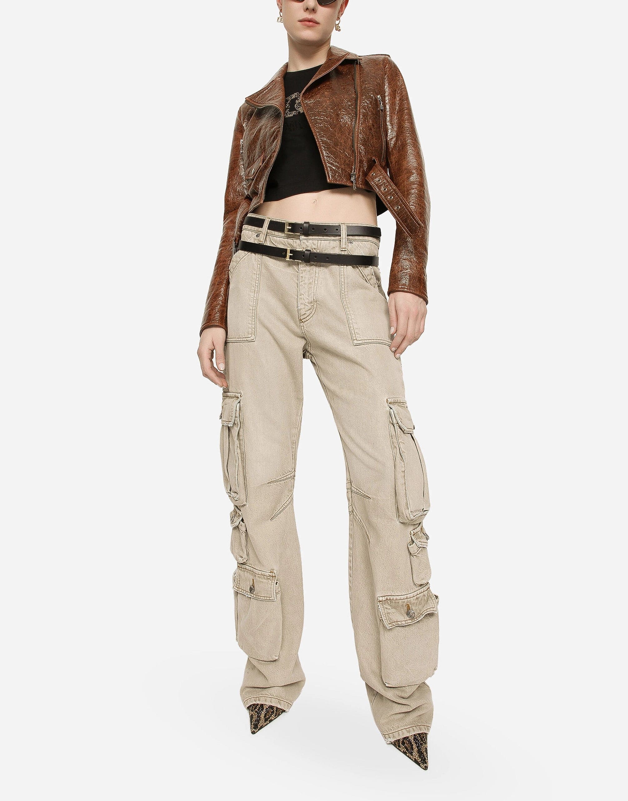 Dolce & Gabbana Denim Cargo Pants