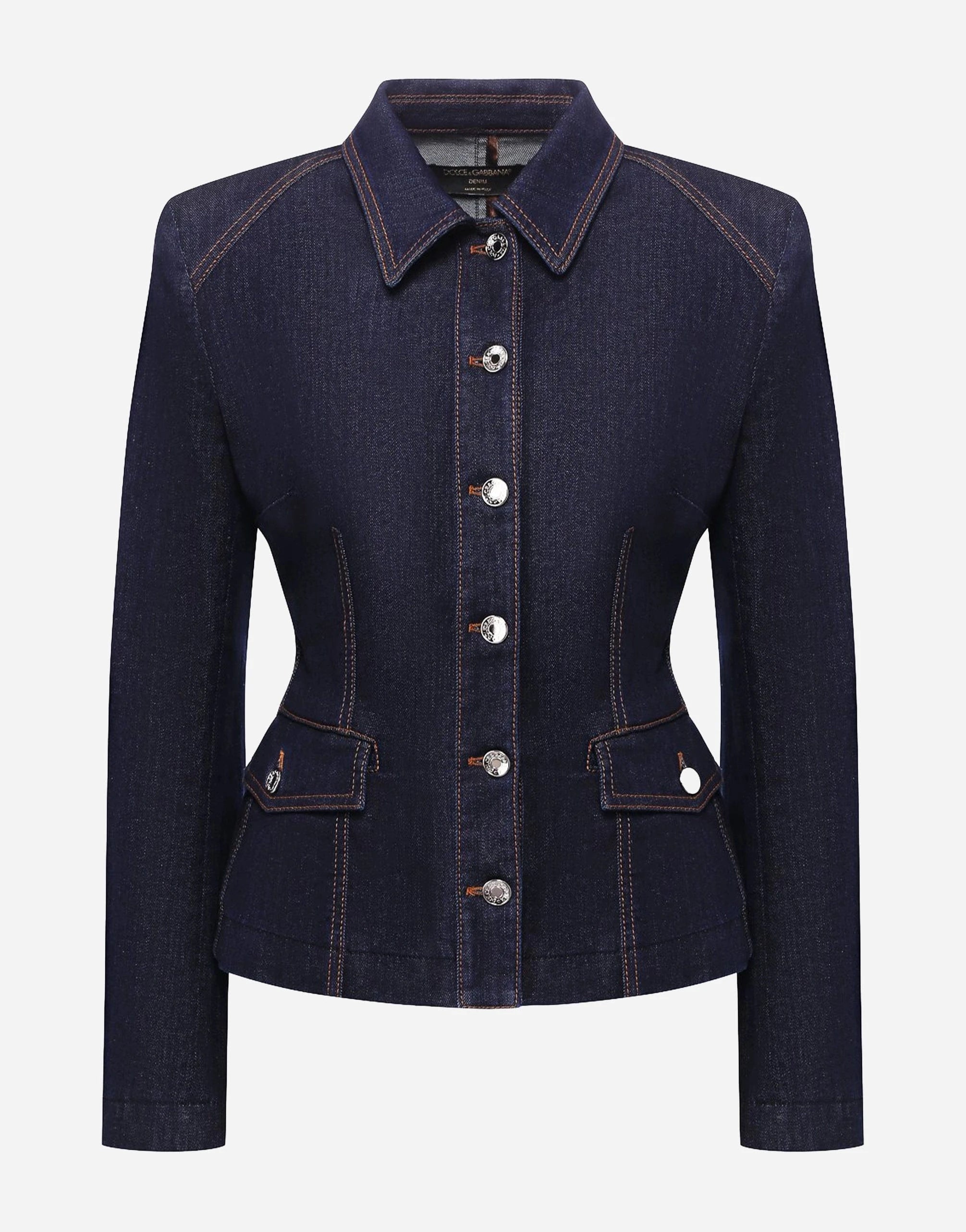 Dolce & Gabbana Denim Fitted Jacket