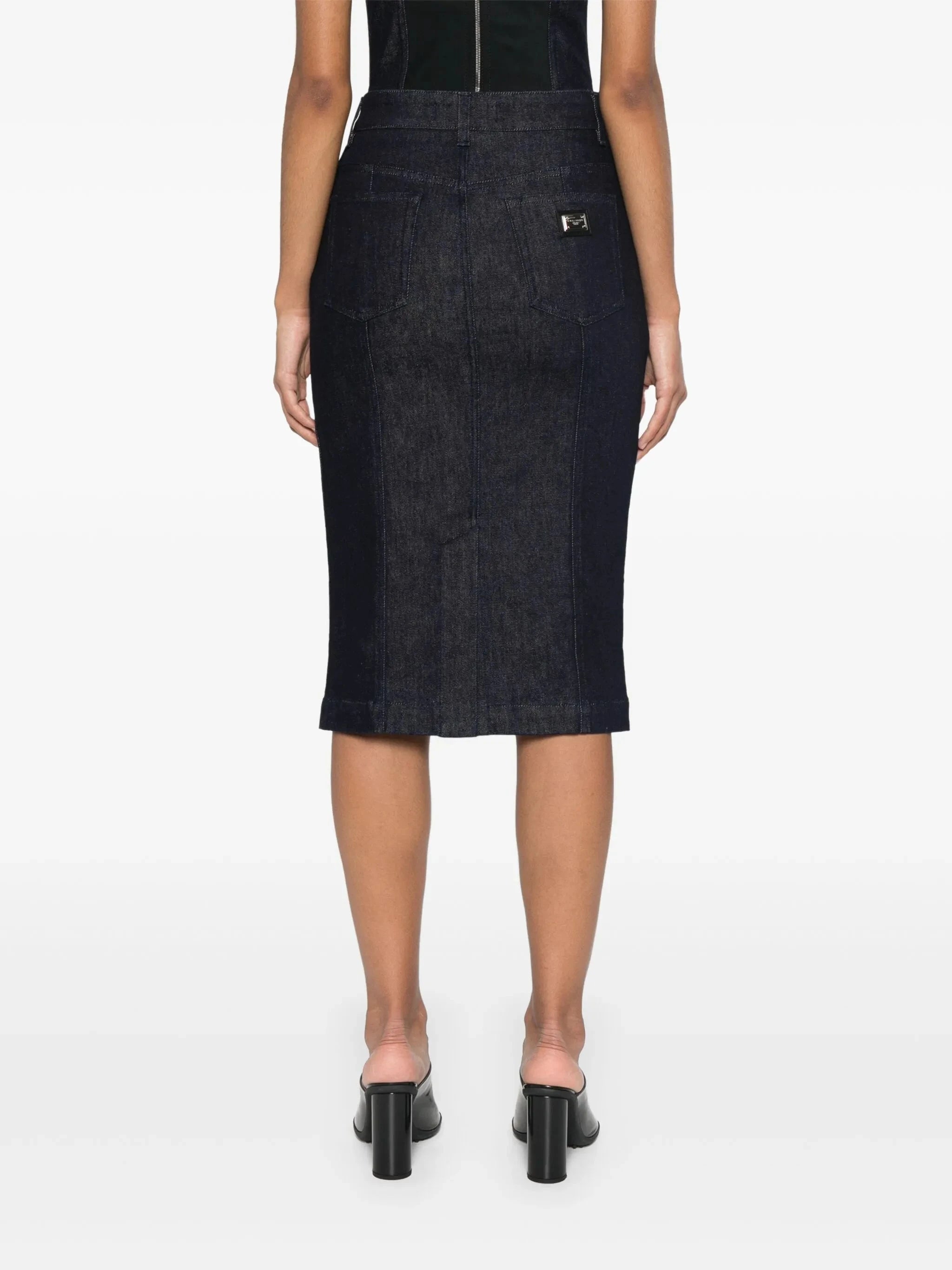 Dolce & Gabbana Denim Midi Skirt