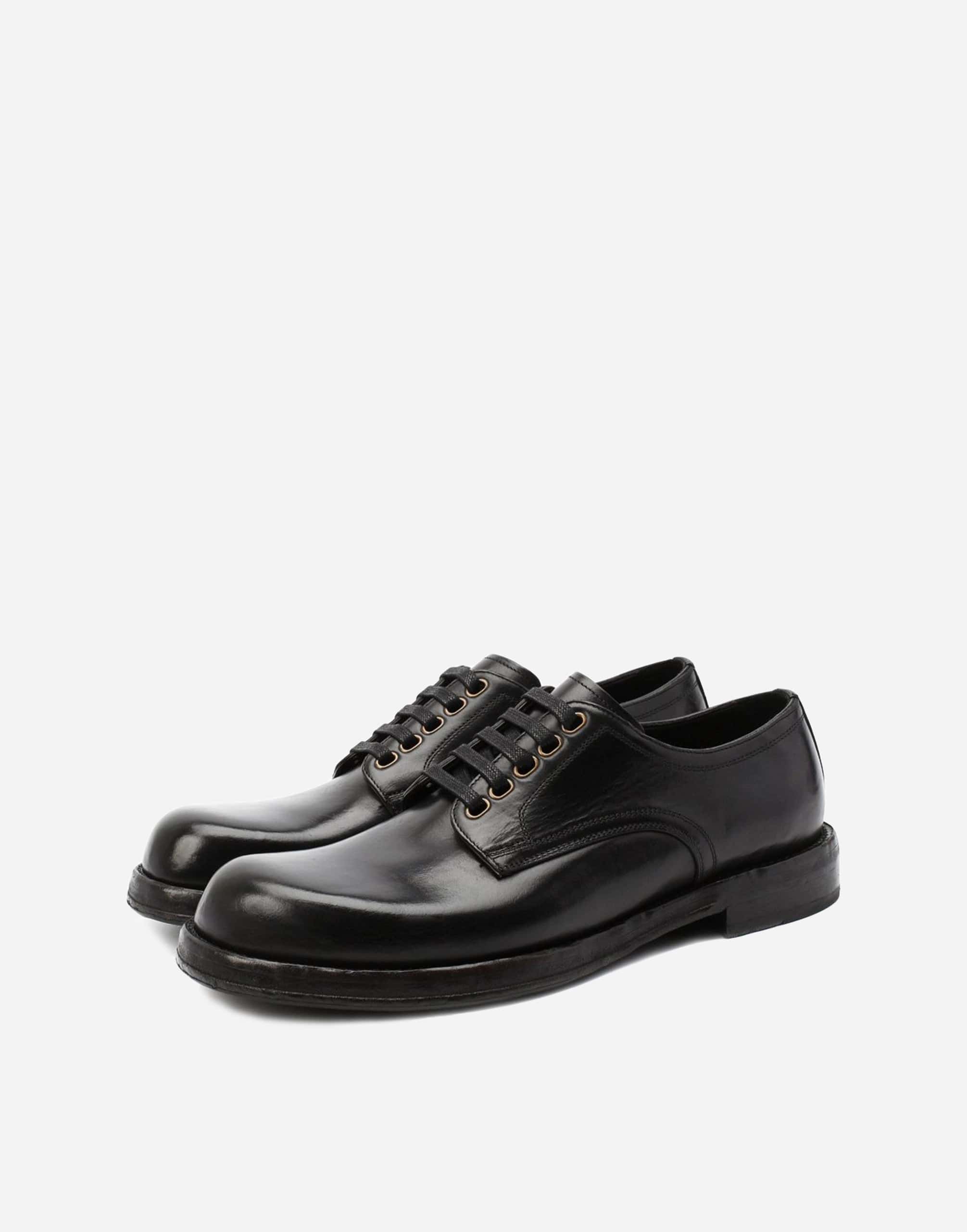 Dolce & Gabbana Derby Lace-Up Leather Shoes