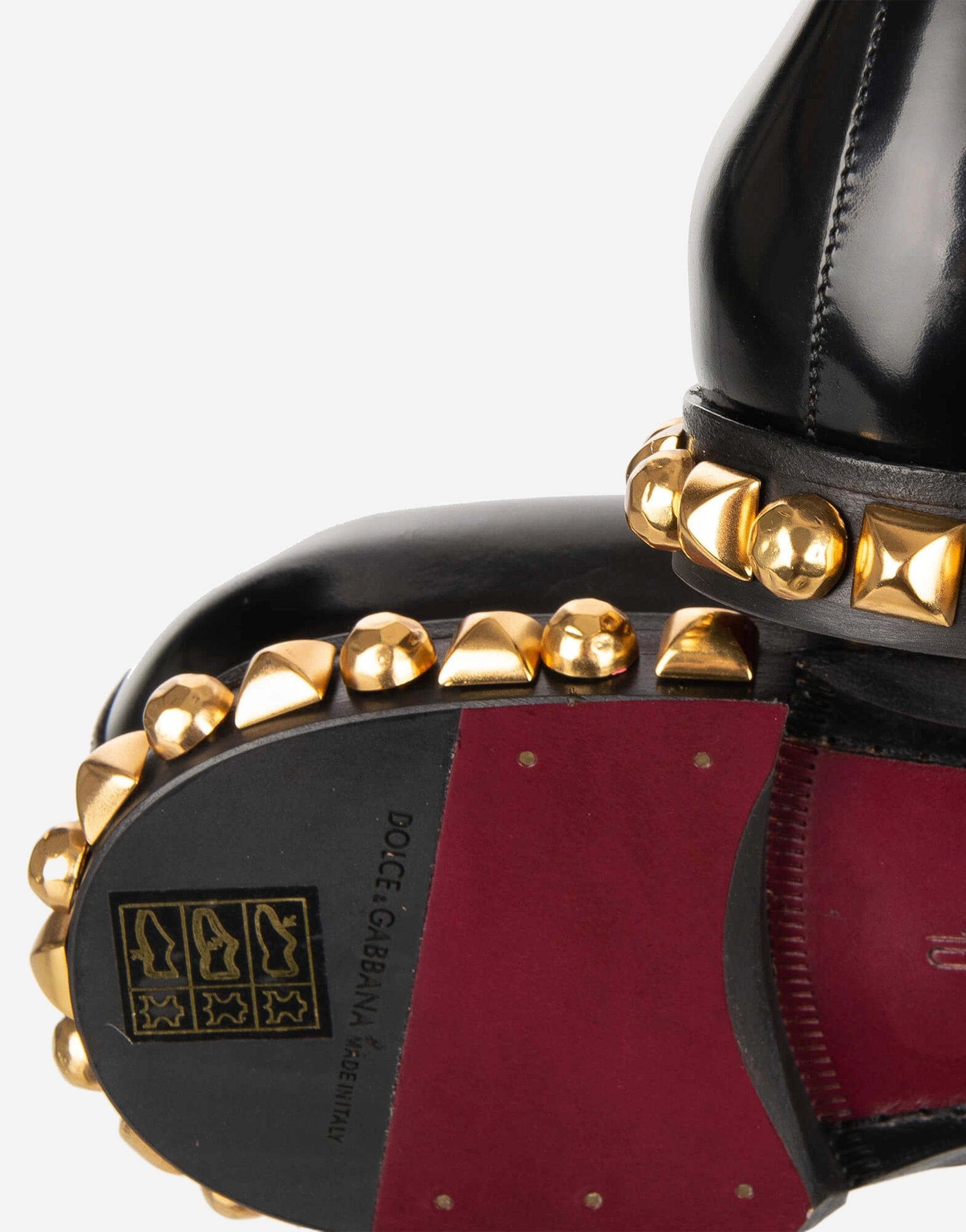 Dolce & Gabbana Derby Shoes With Studded Details