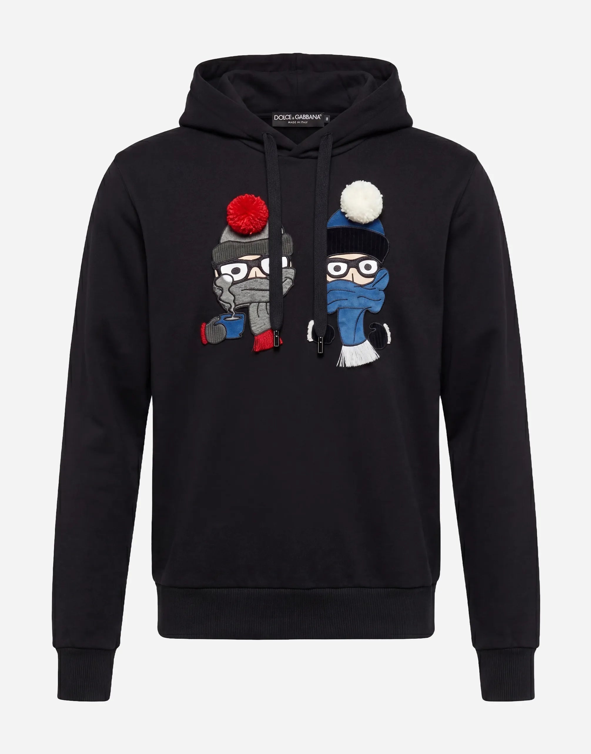 Dolce & Gabbana Dolce & Gabbana Designer's Appliqué Hoodie