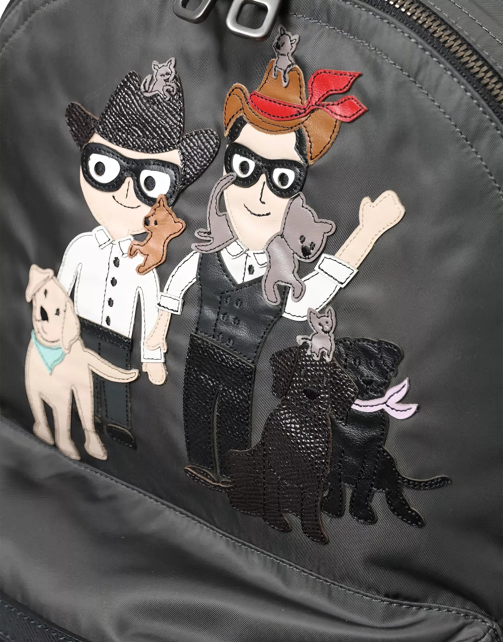 Dolce & Gabbana Designers & Animals Nylon Backpack