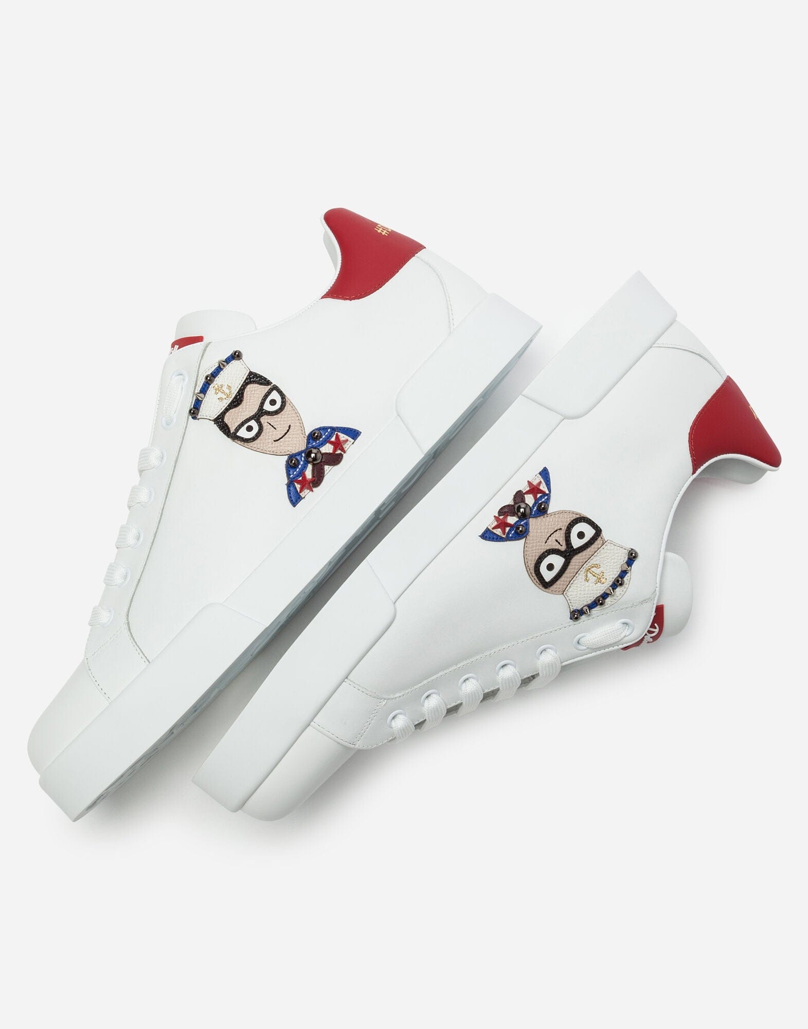 Dolce & Gabbana Designers’ Patches Portofino Sneakers