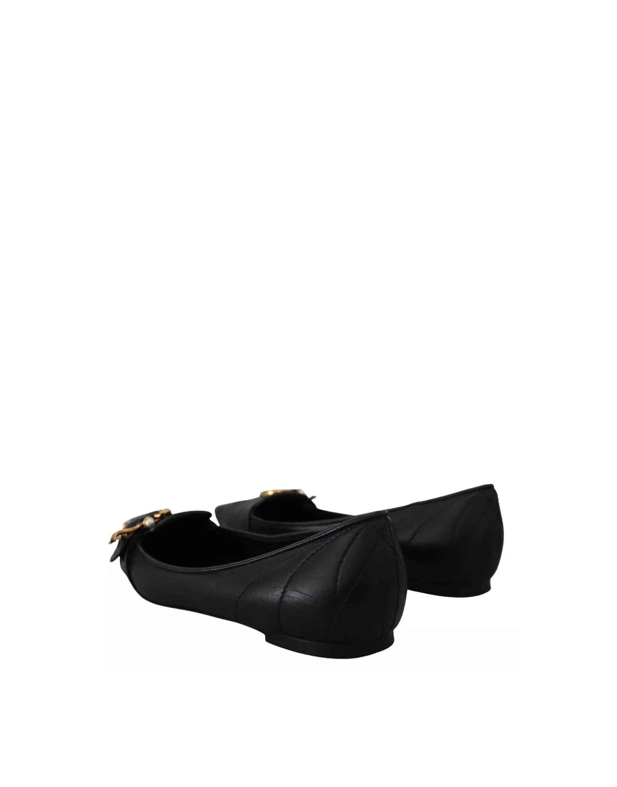 Dolce & Gabbana Devotion Buckle Pointy Flats