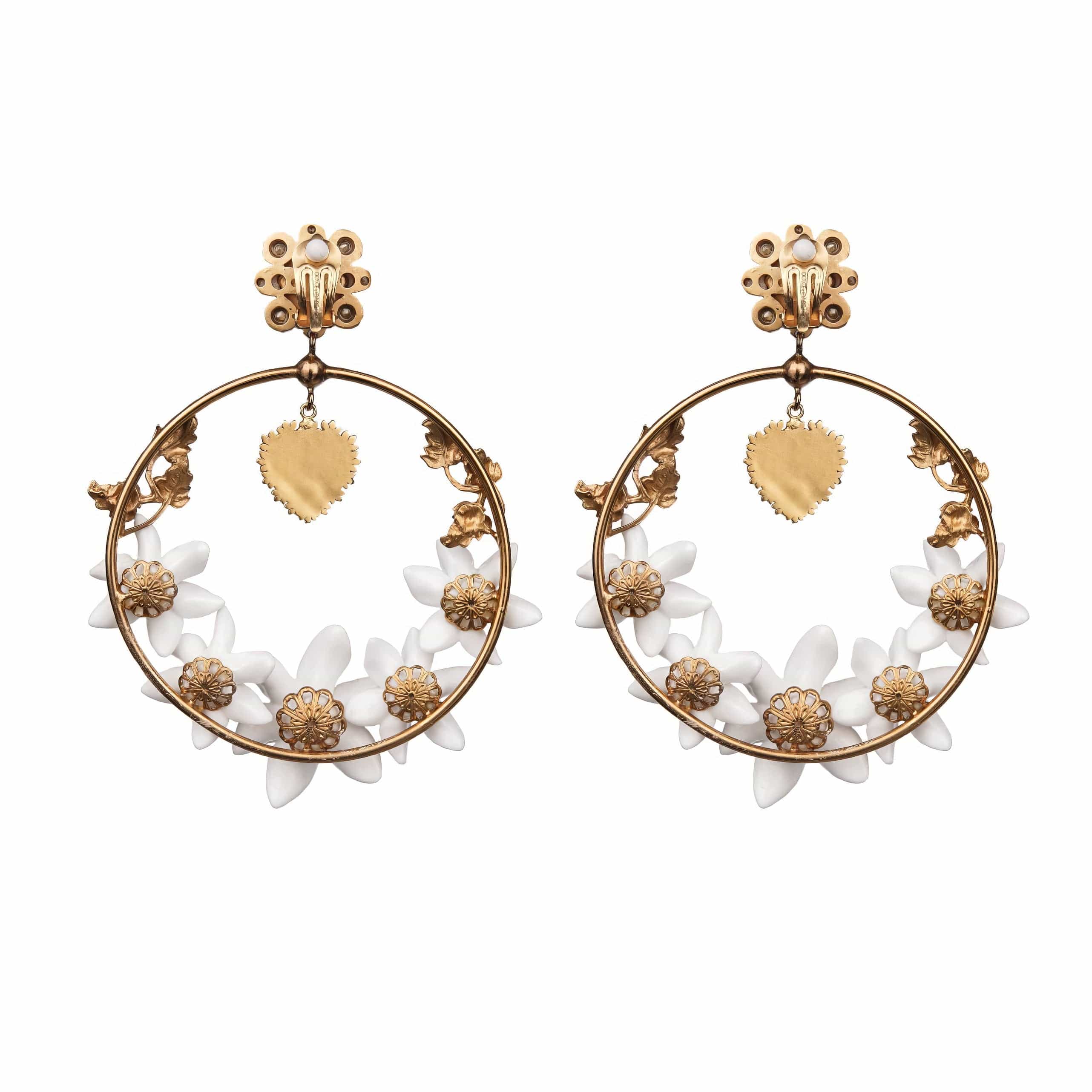 Dolce & Gabbana Devotion Hoop Earrings