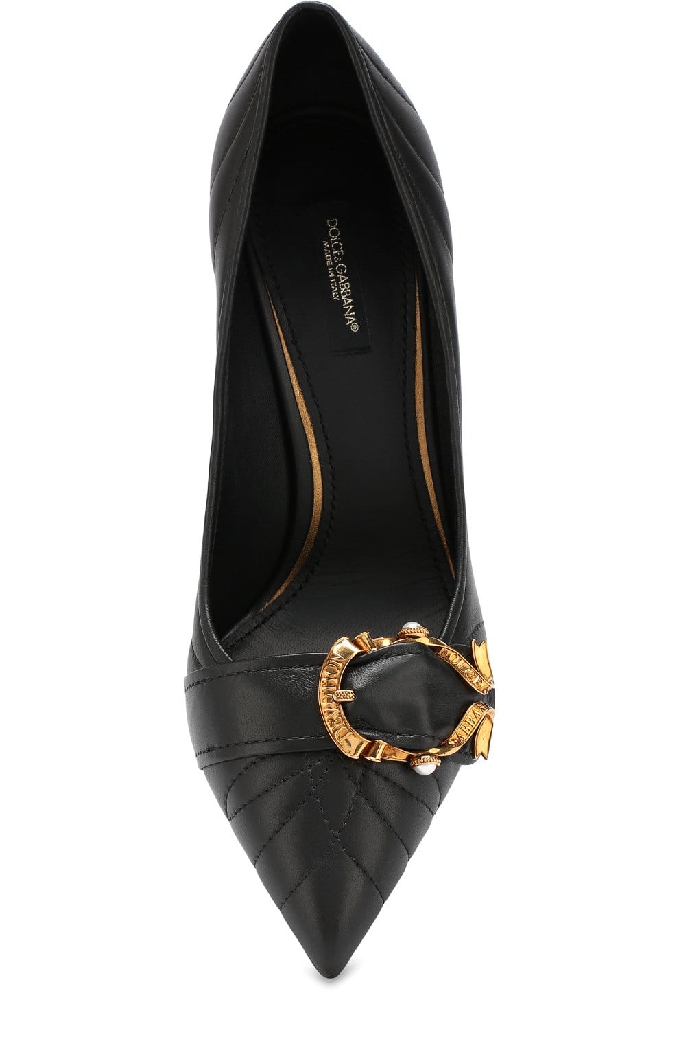 Dolce & Gabbana Devotion Leather Pumps