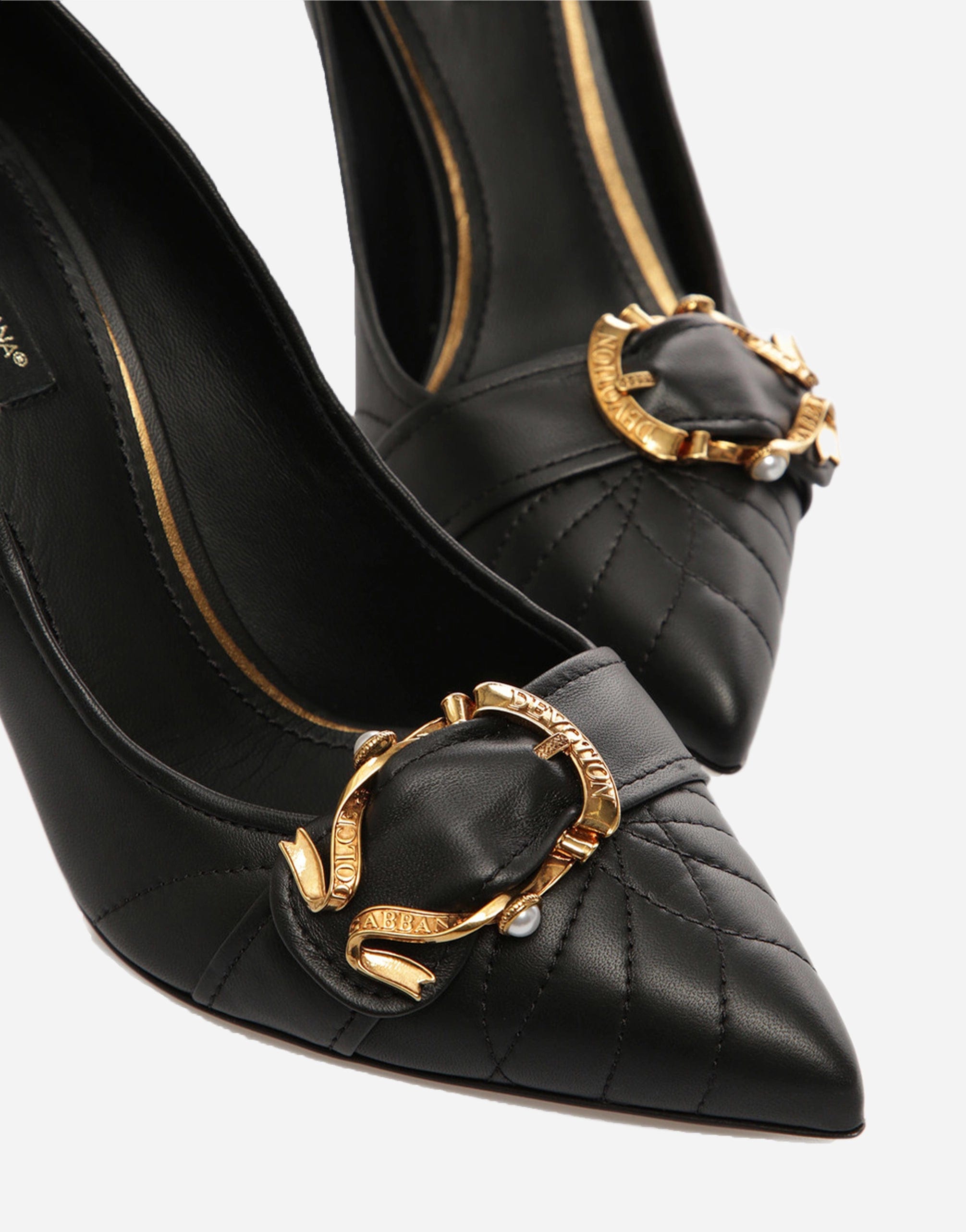 Dolce & Gabbana Devotion Leather Pumps