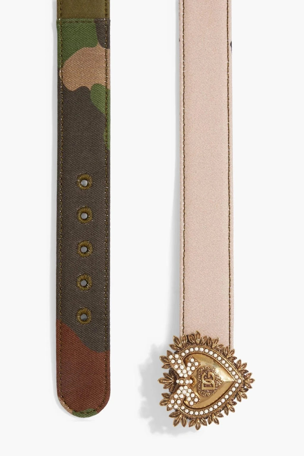 Dolce & Gabbana Devotion Twill Belt