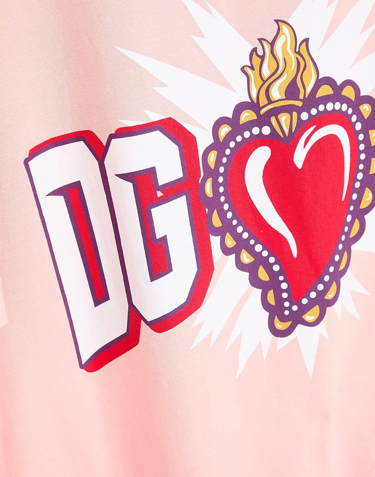 Dolce & Gabbana DG 84 Sacred Heart Print T-Shirt | Sendegaro IT