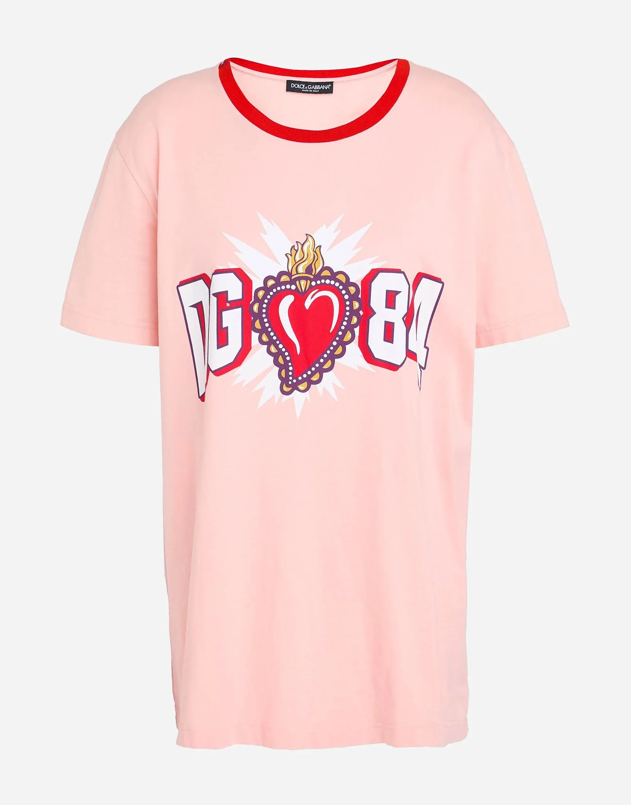 Dolce & Gabbana DG 84 Sacred Heart Print T-Shirt