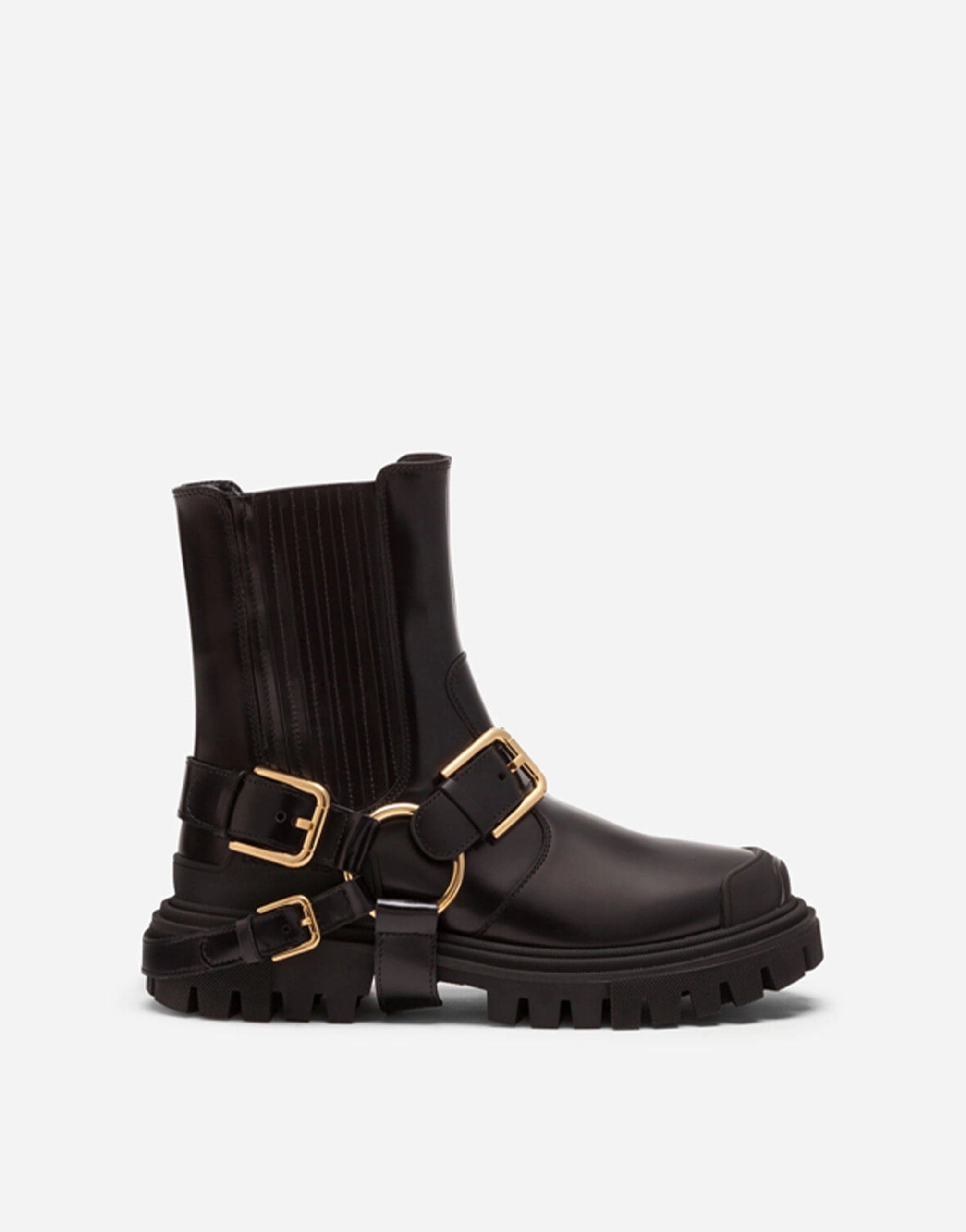 Dolce & Gabbana DG Bracket Logo Trekking Style Ankle Boots