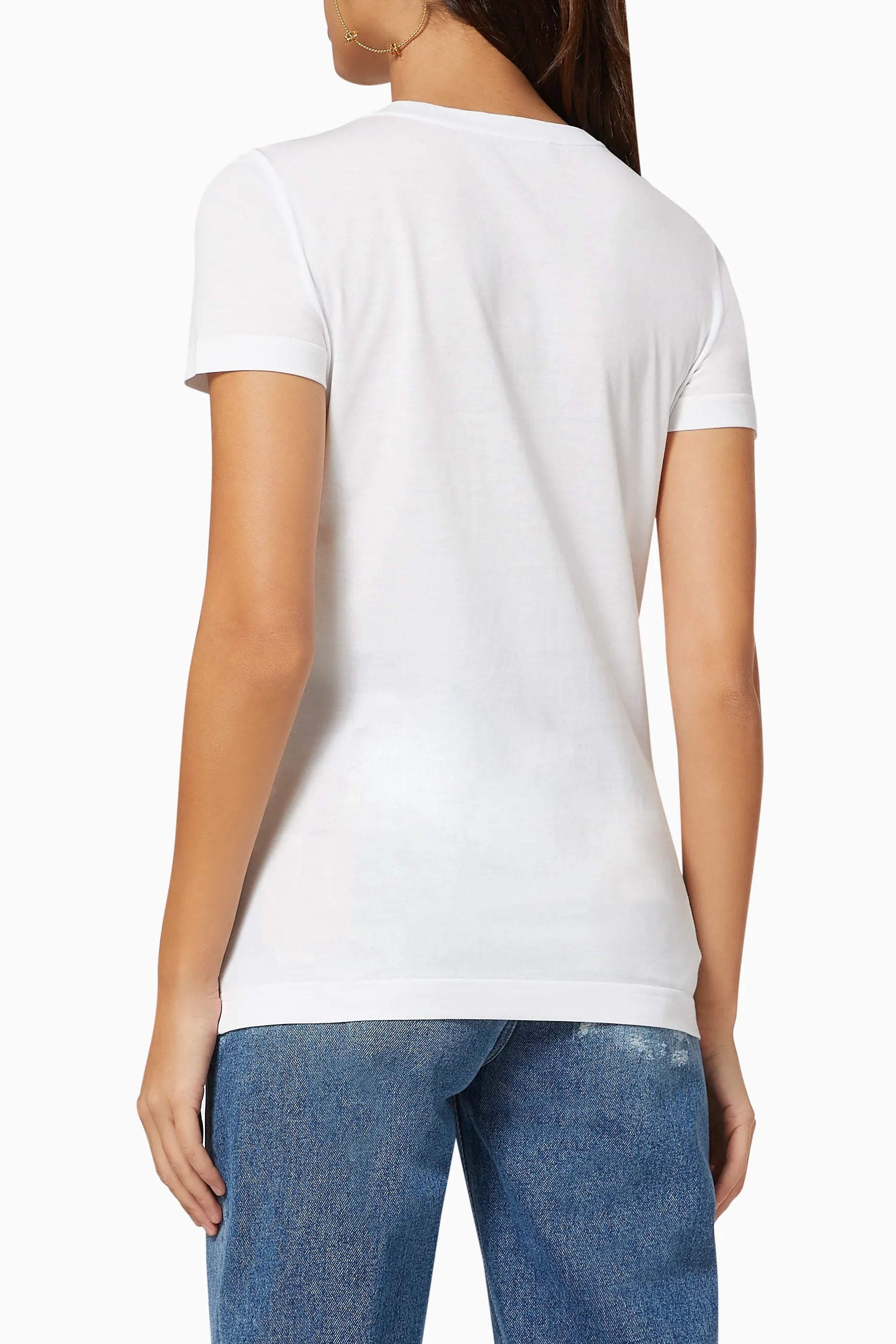 Dolce & Gabbana Dolce & Gabbana DG Buttoned Logo T-Shirt