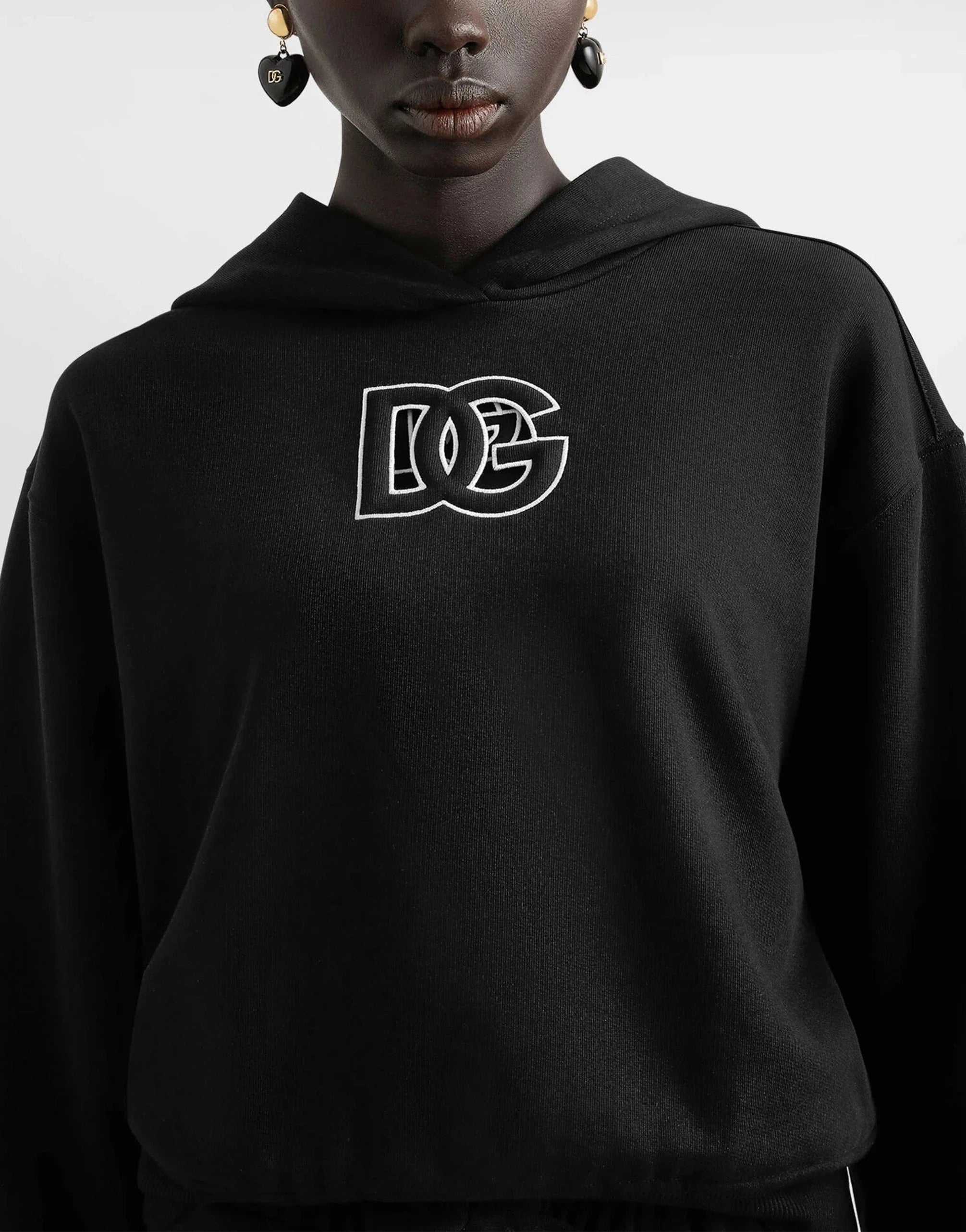 Dolce & Gabbana DG Embroidery Cotton Hoodie