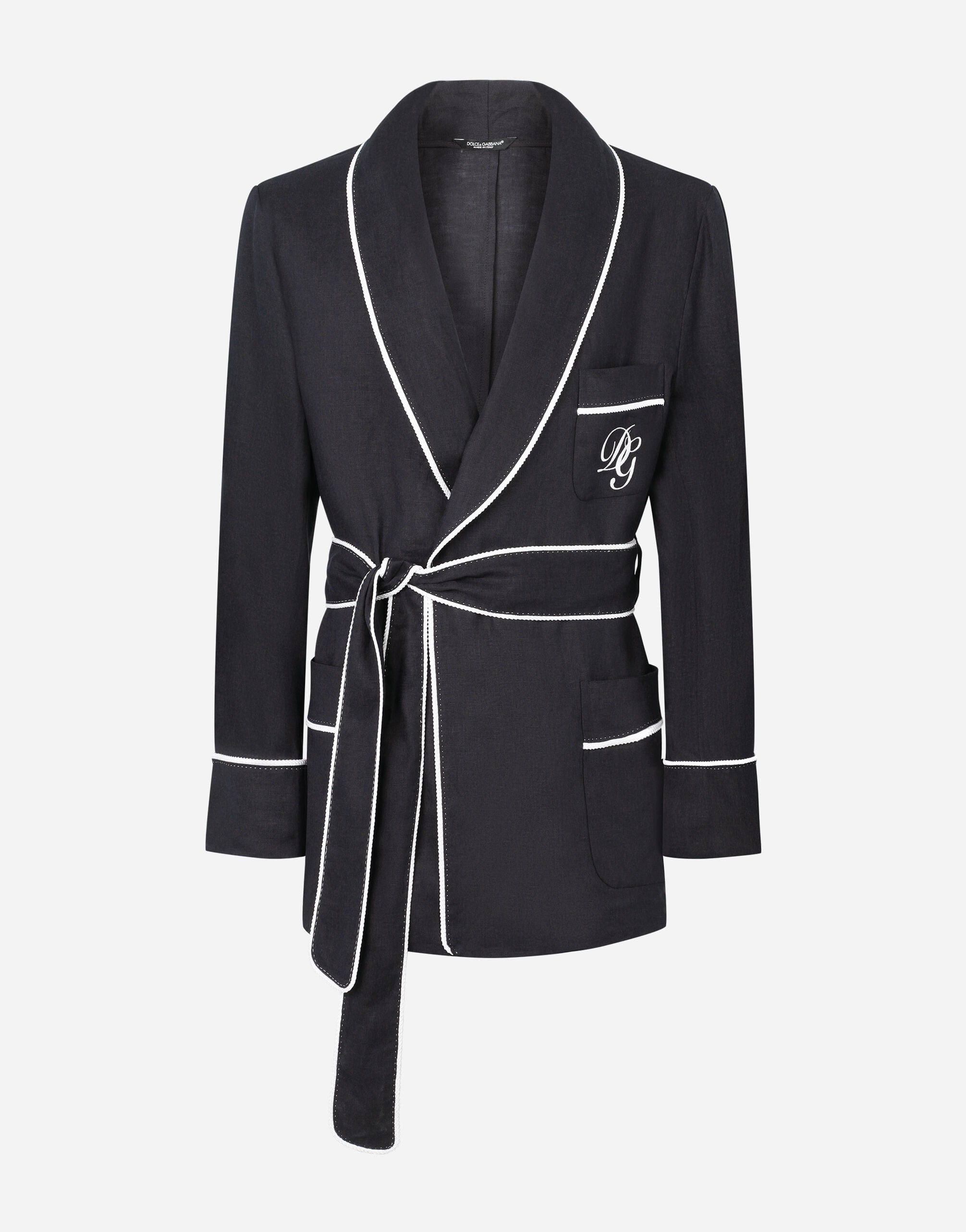 Dolce & Gabbana DG Embroidery Short Robe