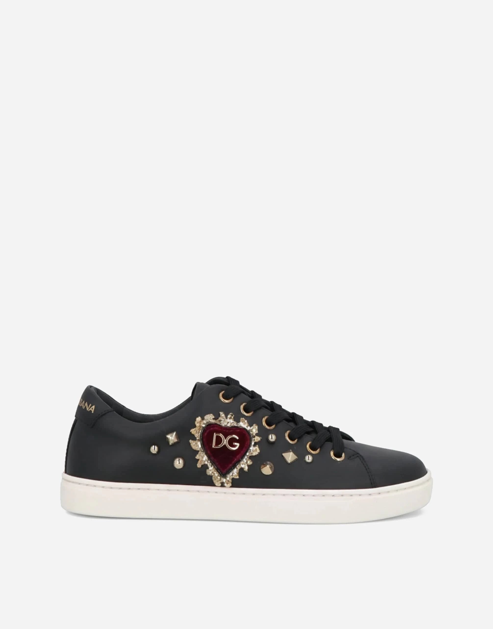 Dolce & Gabbana DG Heart Patch Low-Top Sneakers
