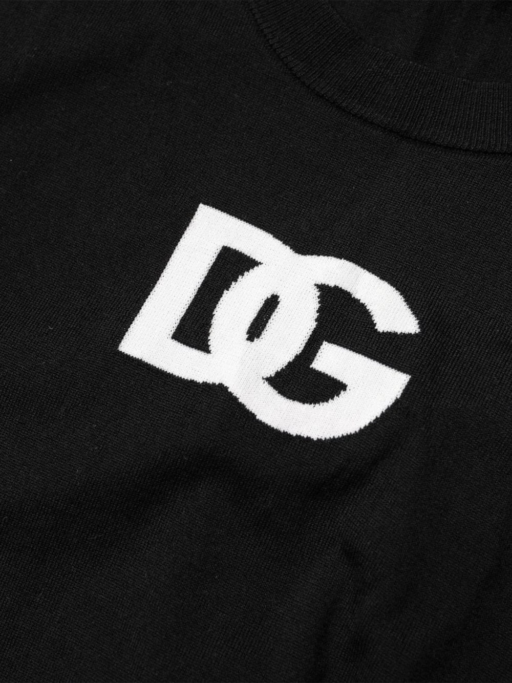 Dolce & Gabbana DG Intarsia-Knit Wool Sweater