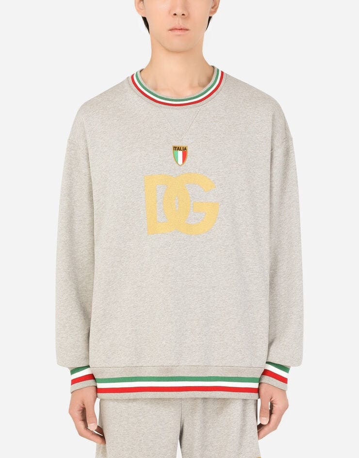 Dolce & Gabbana DG Italia Print Jersey Sweatshirt