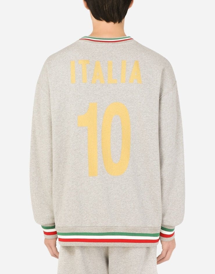 Dolce & Gabbana DG Italia Print Jersey Sweatshirt
