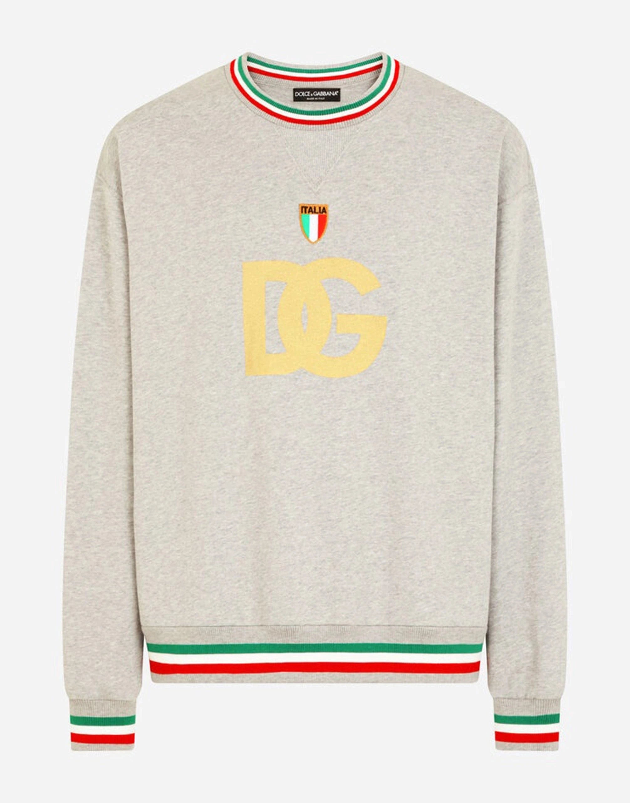 Dolce & Gabbana DG Italia Print Jersey Sweatshirt