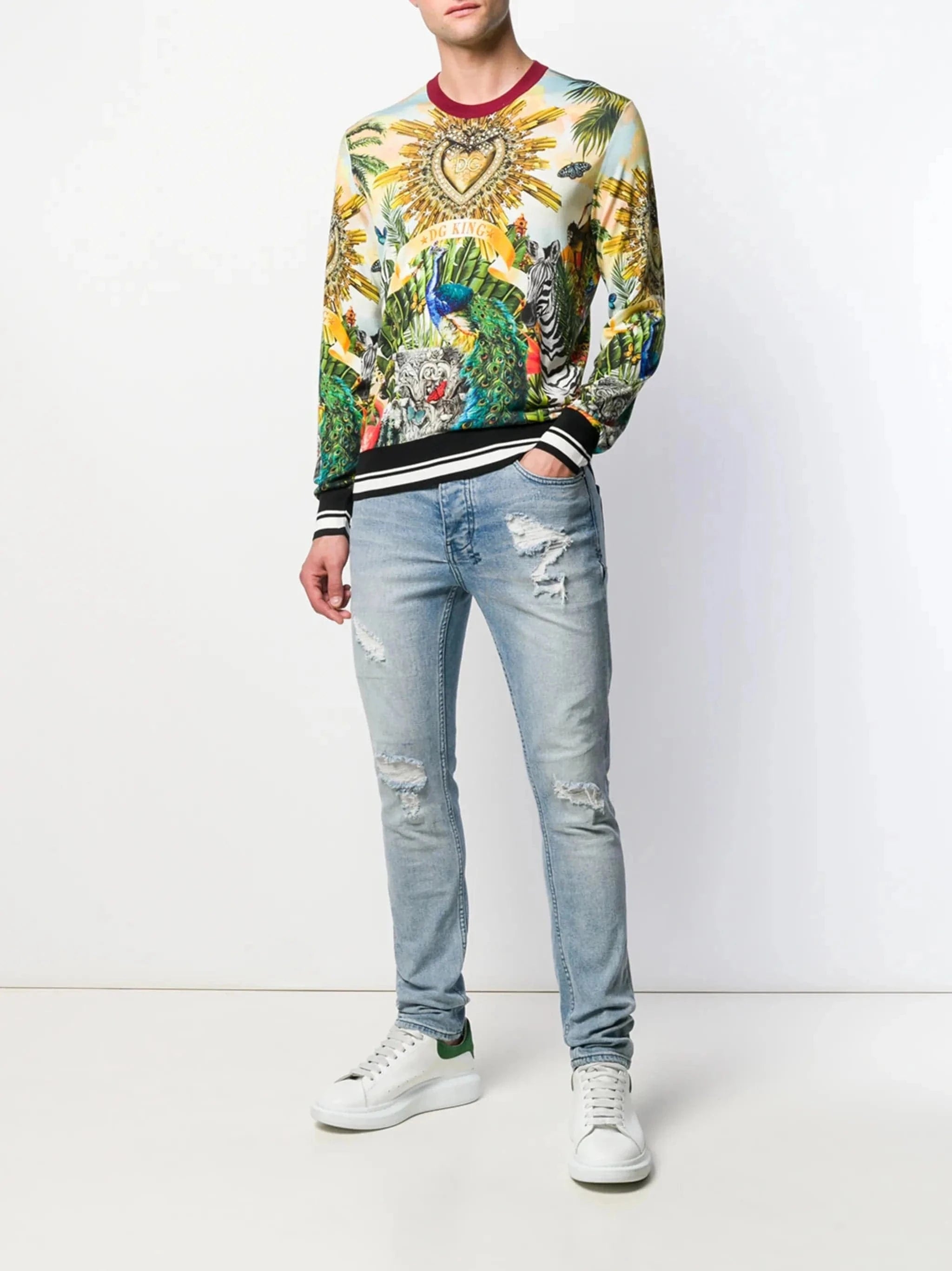 Dolce & Gabbana DG King Silk Sweater