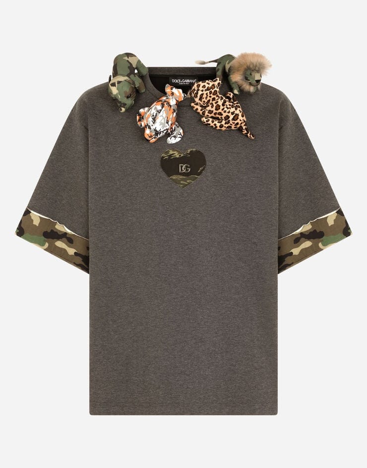 Dolce & Gabbana DG Logo And Toy Appliqués T-Shirt