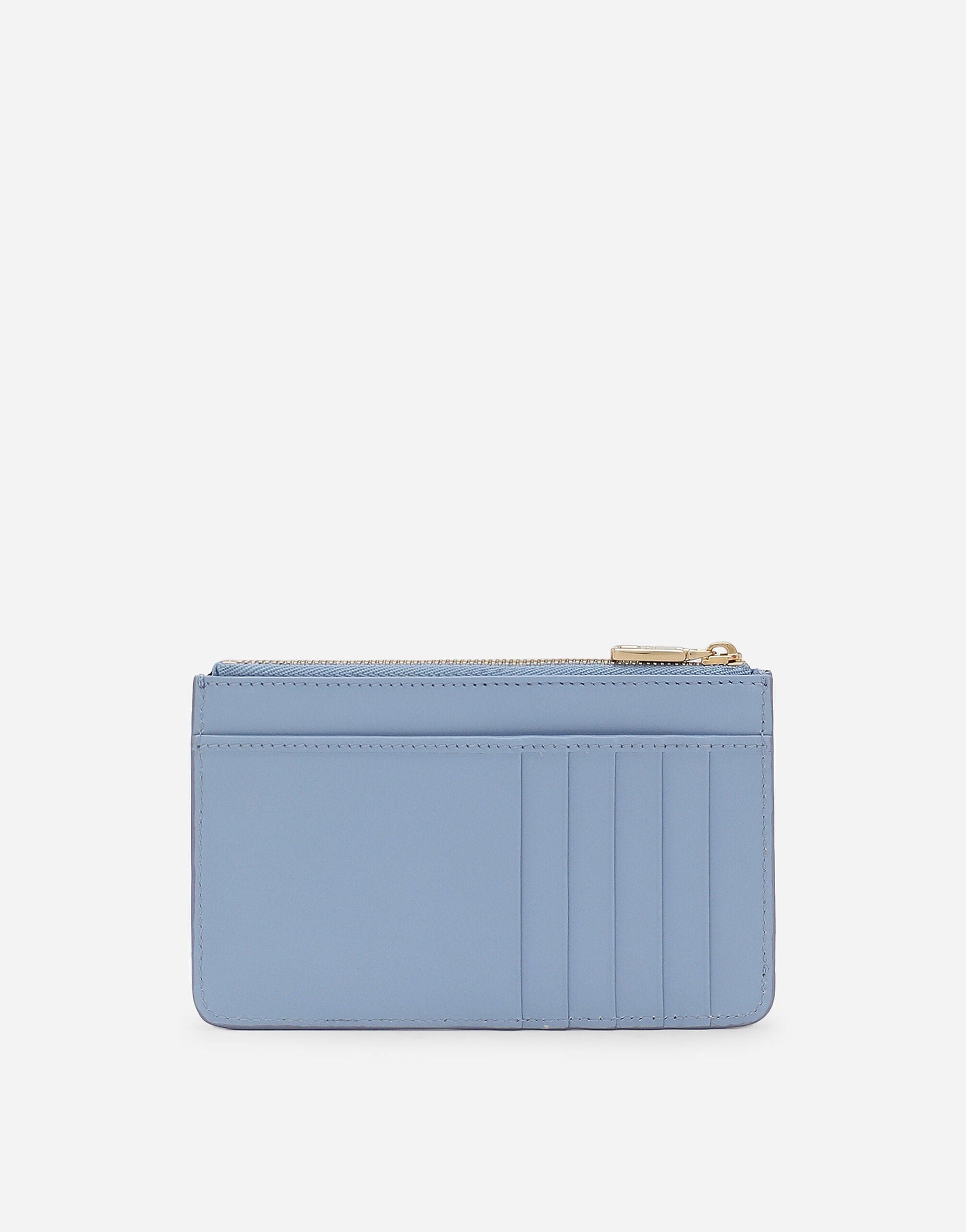 Dolce & Gabbana DG Logo Cardholder In Blue