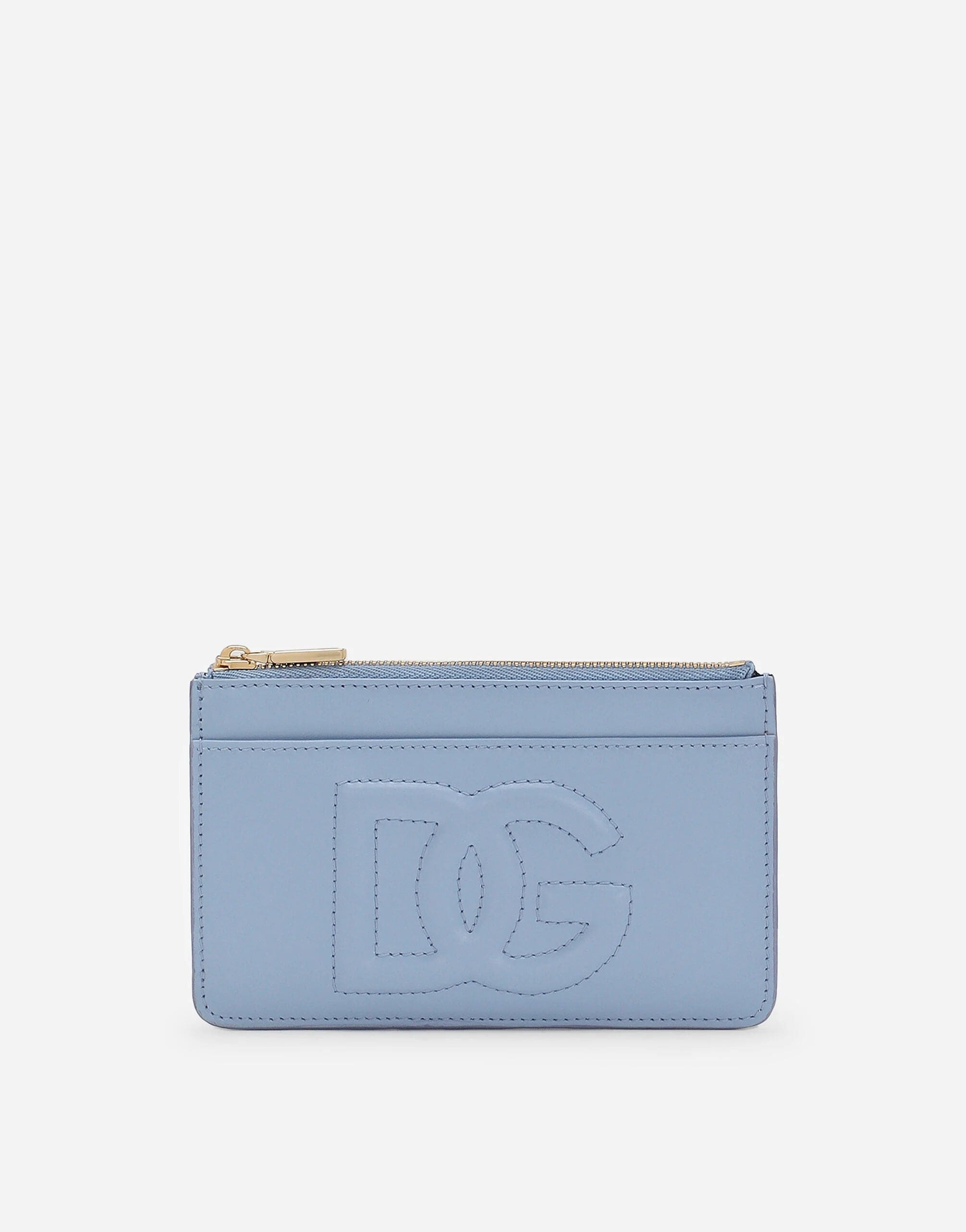 Dolce & Gabbana DG Logo Cardholder In Blue