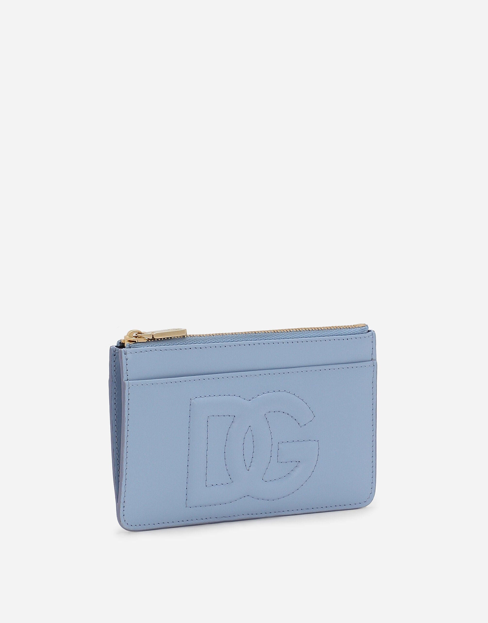 Dolce & Gabbana DG Logo Cardholder In Blue