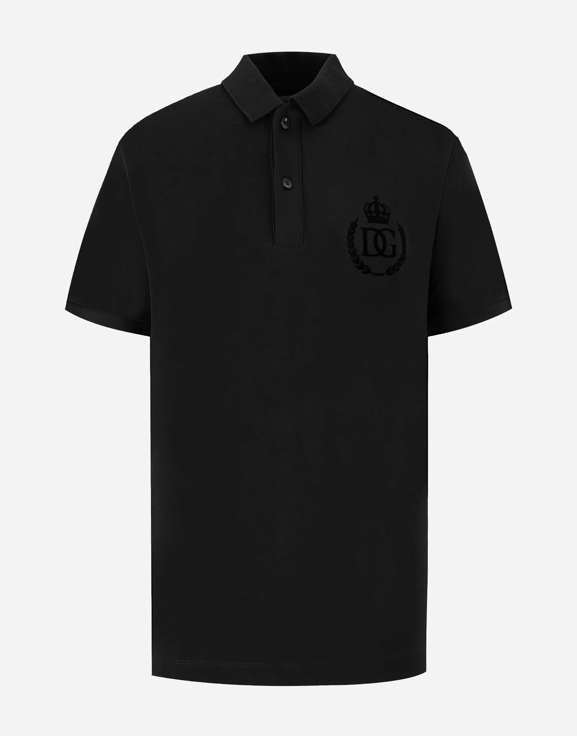 Dolce Gabbana DG Logo Cotton Polo Shirt Sendegaro SA