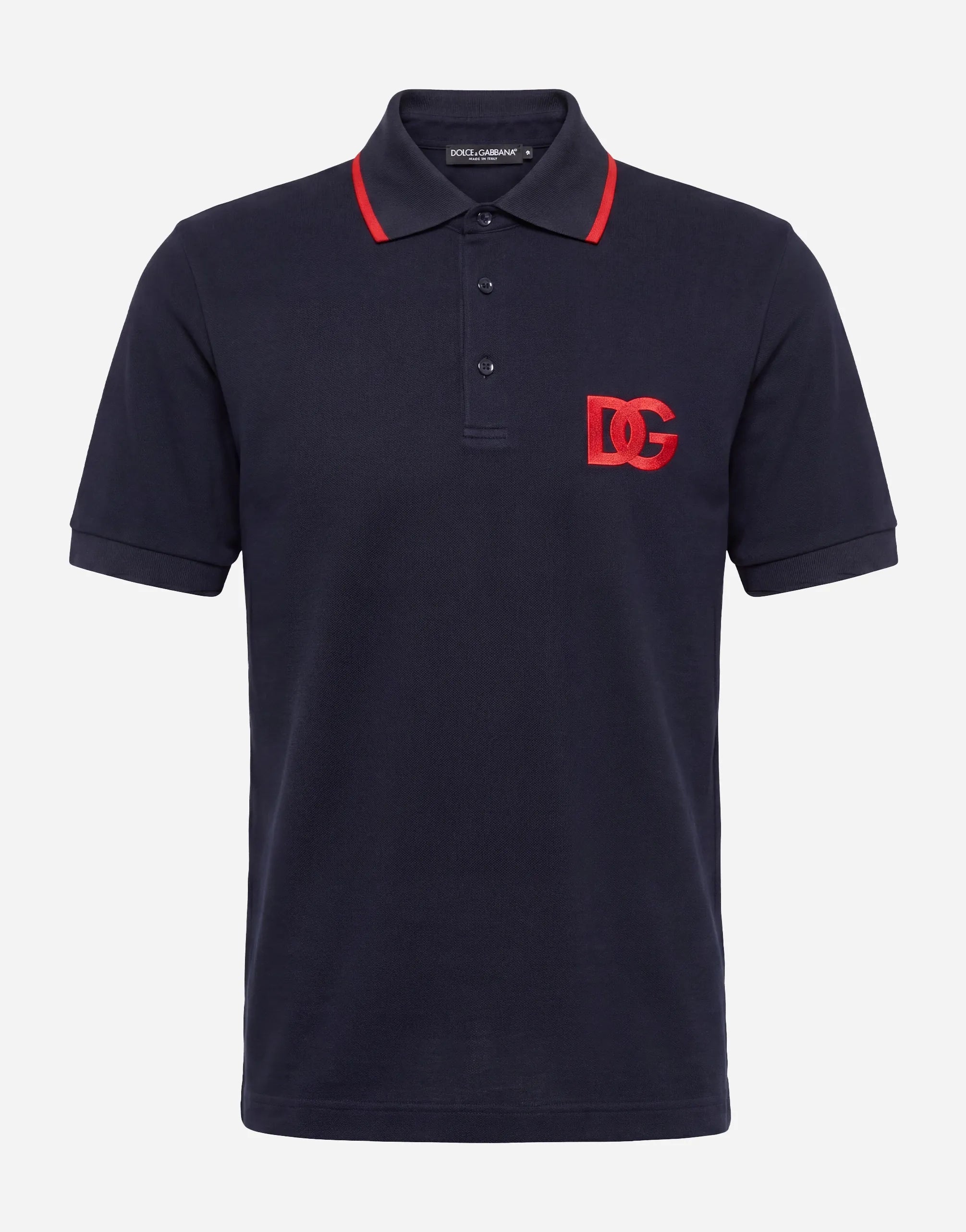 Dolce & Gabbana Dolce & Gabbana DG Logo Cotton Polo Shirt