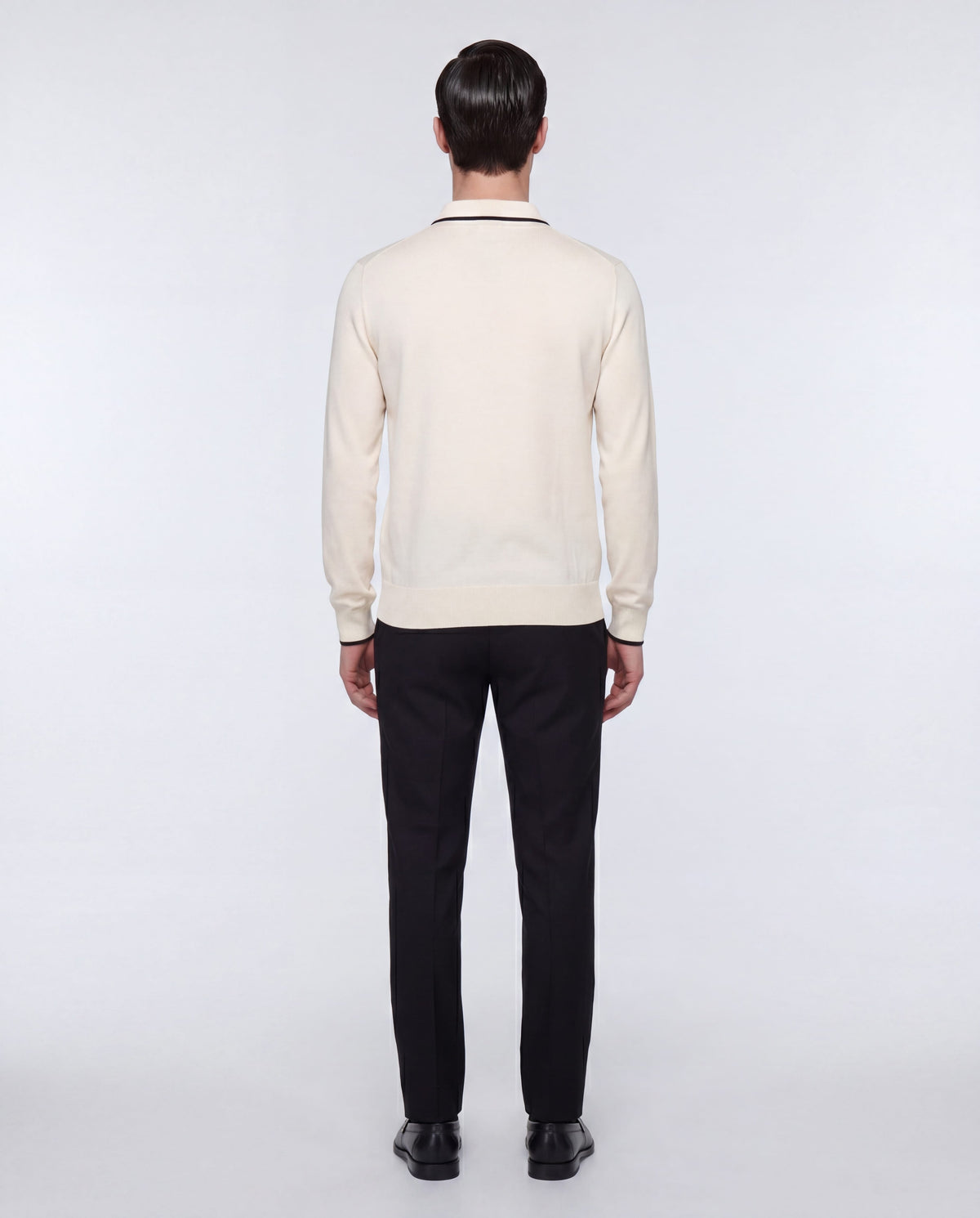 Dolce & Gabbana DG Logo Knit Polo Sweater | Sendegaro