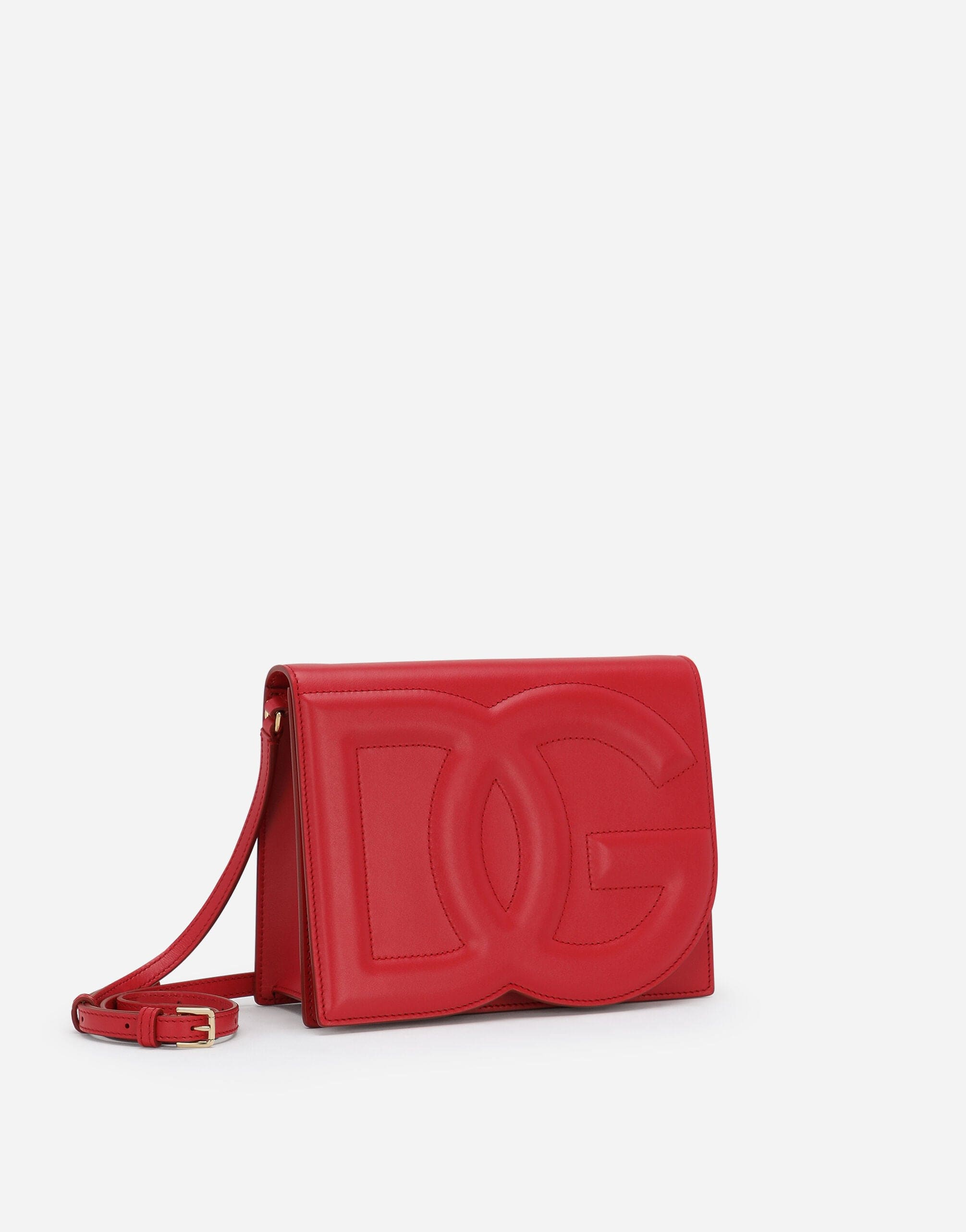 Dolce & Gabbana DG Logo Leather Crossbody Bag