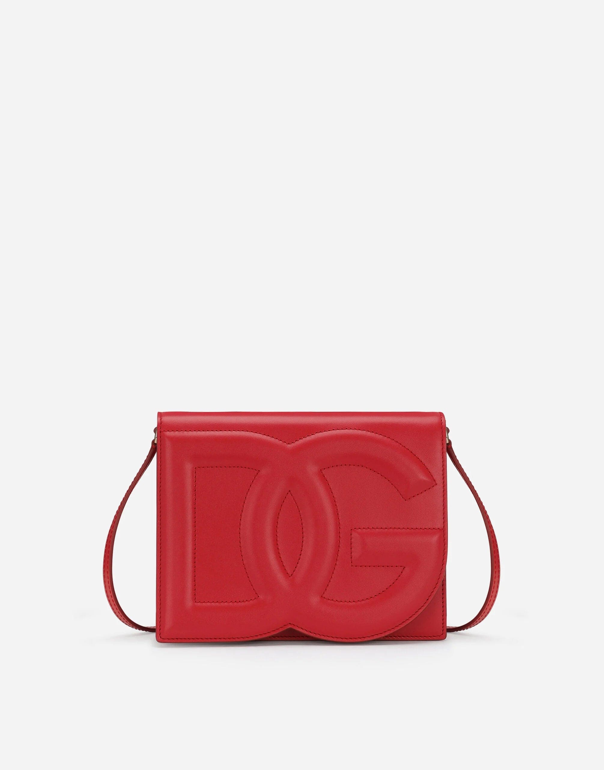 Dolce & Gabbana DG Logo Leather Crossbody Bag