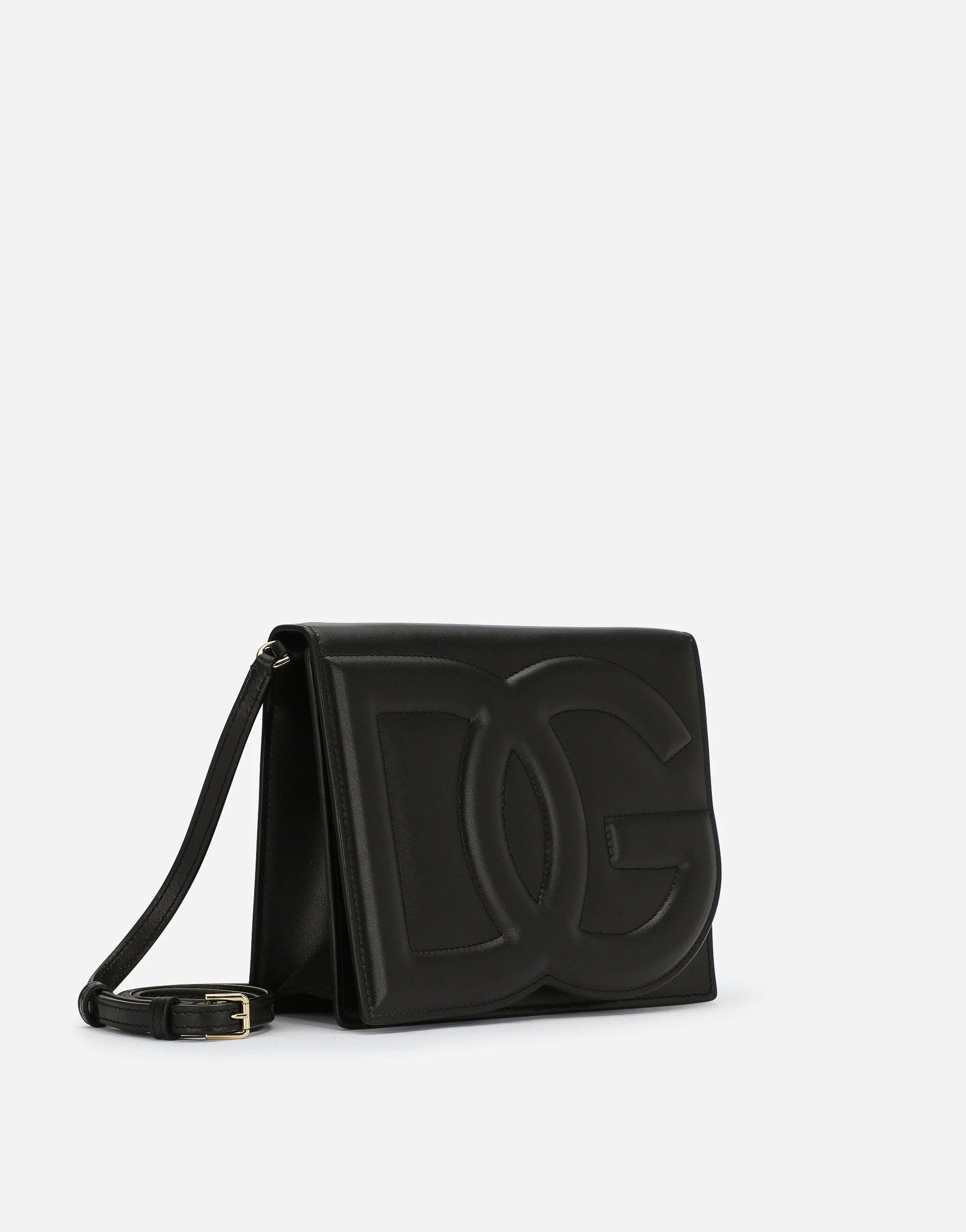 Dolce & Gabbana DG Logo Leather Crossbody Bag