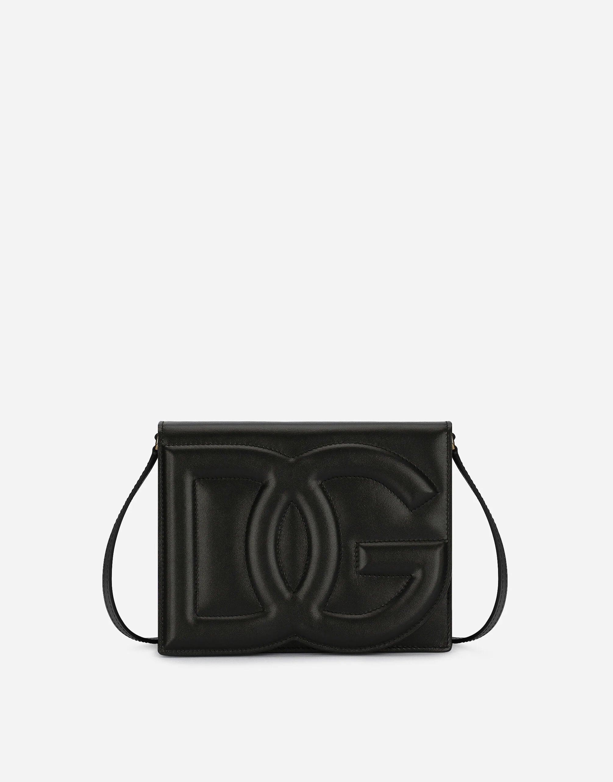 Dolce & Gabbana DG Logo Leather Crossbody Bag