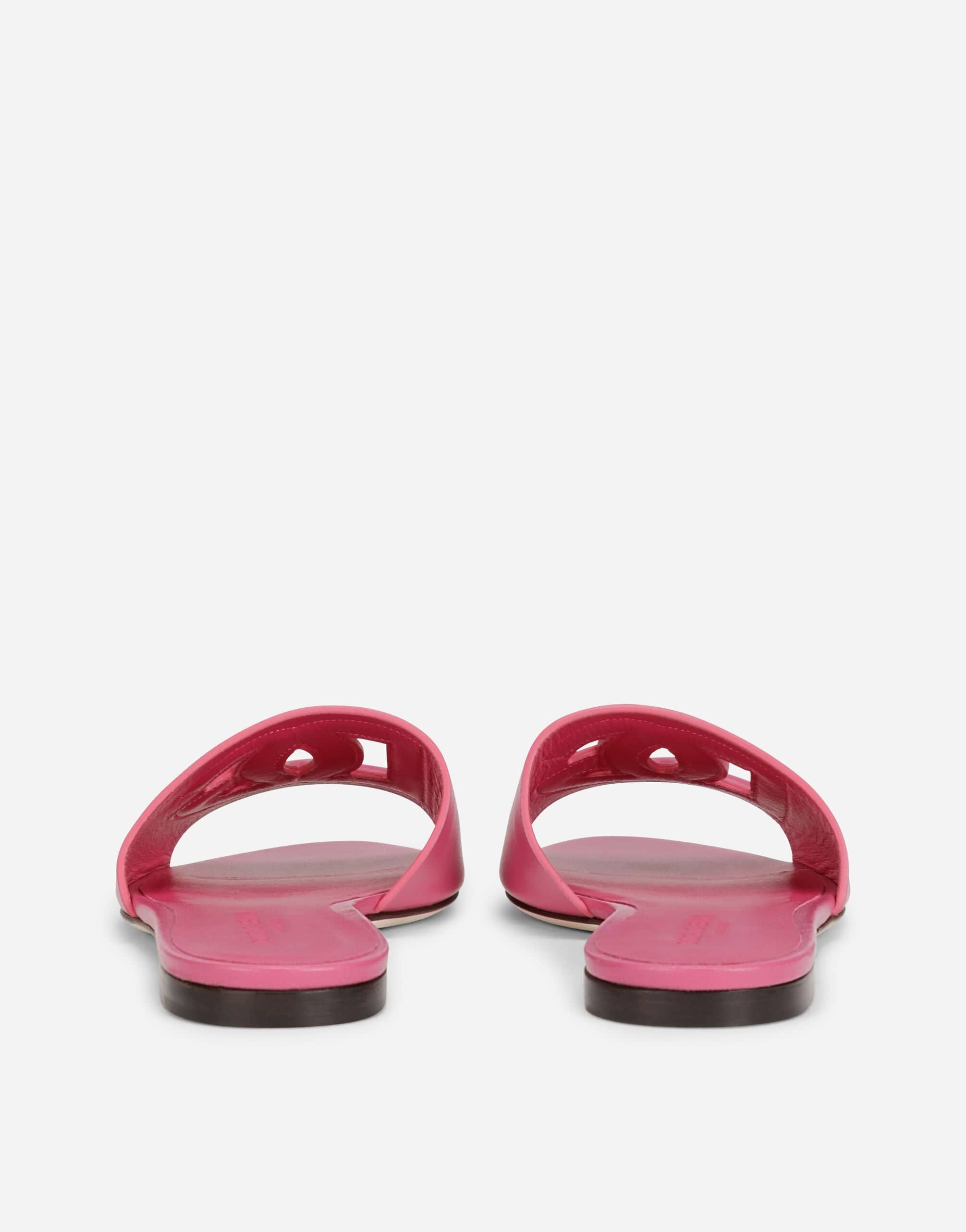 Dolce & Gabbana DG-Logo Leather Sandals