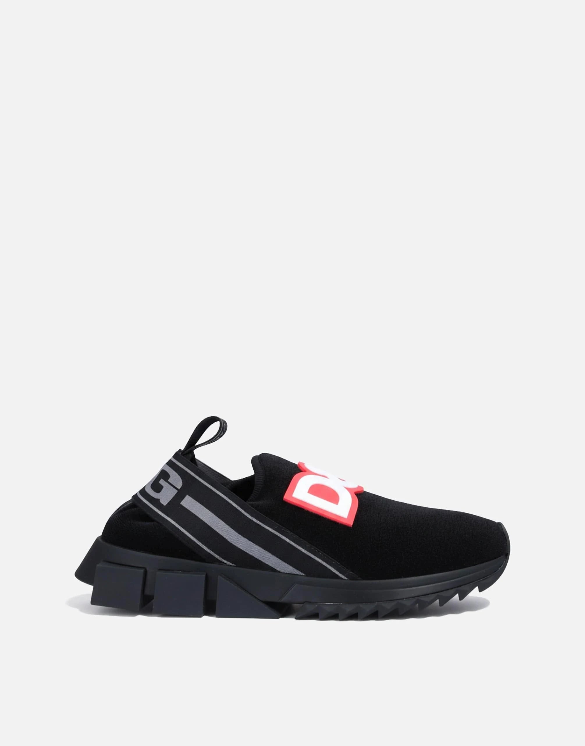 Dolce & Gabbana DG Logo Patch Sorrento Slip-On Sneakers