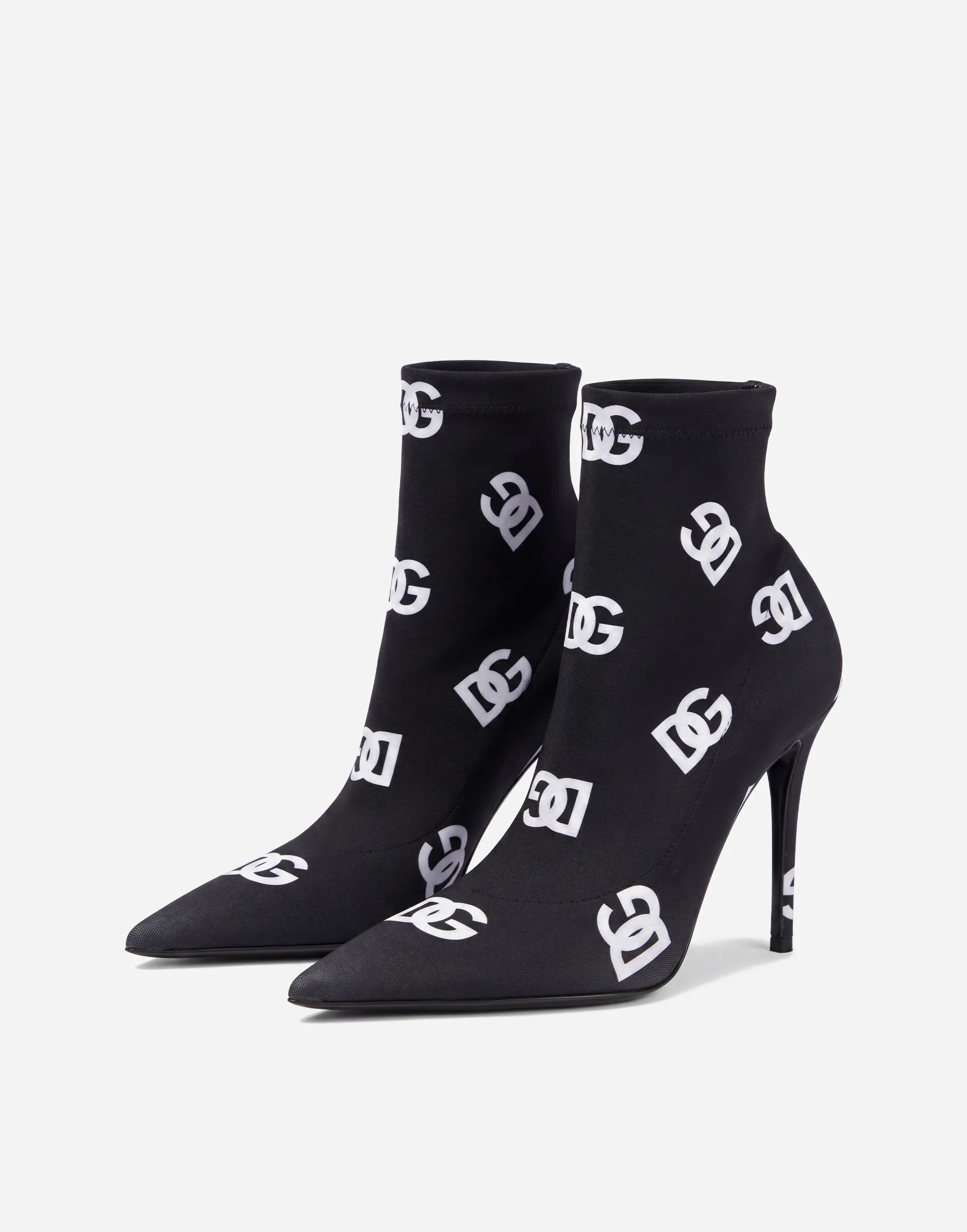 Dolce & Gabbana Dolce & Gabbana DG Logo Sock Ankle Boots
