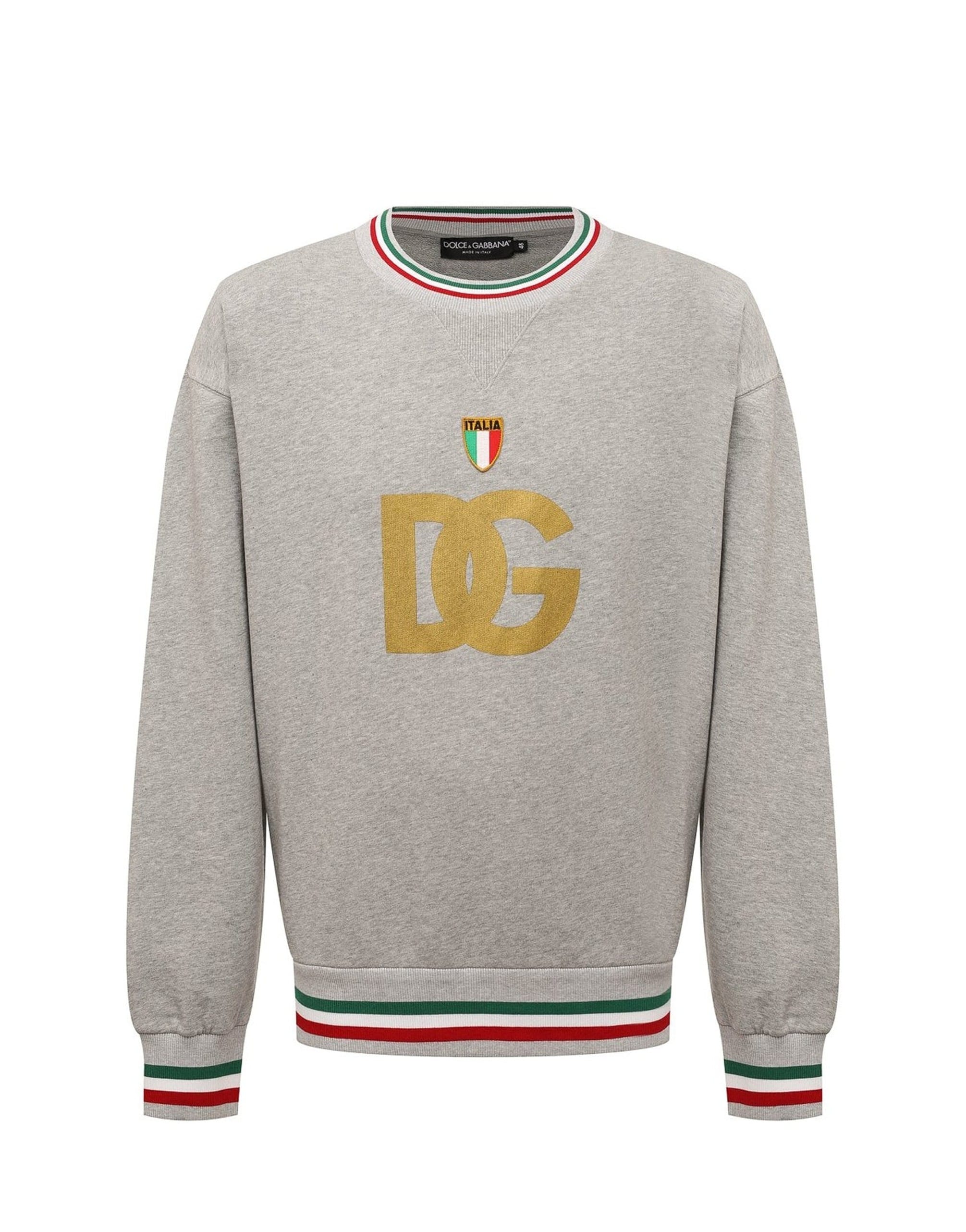 DOLCE&GABBANA DGロゴ カシミア半袖 ポロニットセーターM 正規品 Wool polo-shirt with branded tag in Black for Men | Dolce&Gabbana® US