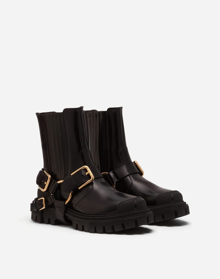 Dolce & Gabbana DG Logo Trekking Style Ankle Boots