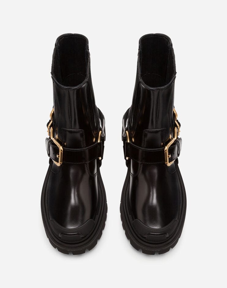 Dolce & Gabbana DG Logo Trekking Style Ankle Boots