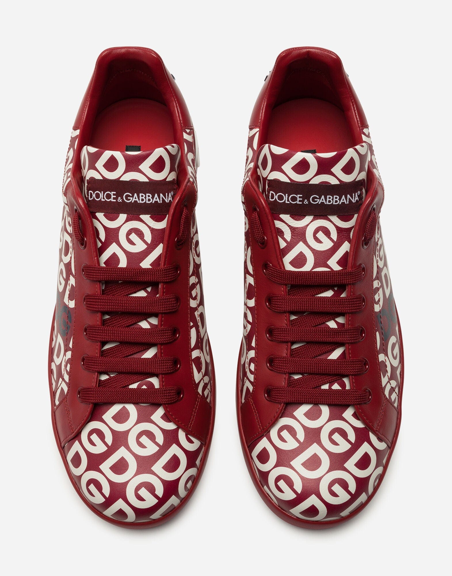 Dolce & Gabbana DG Mania Print Portofino Sneakers