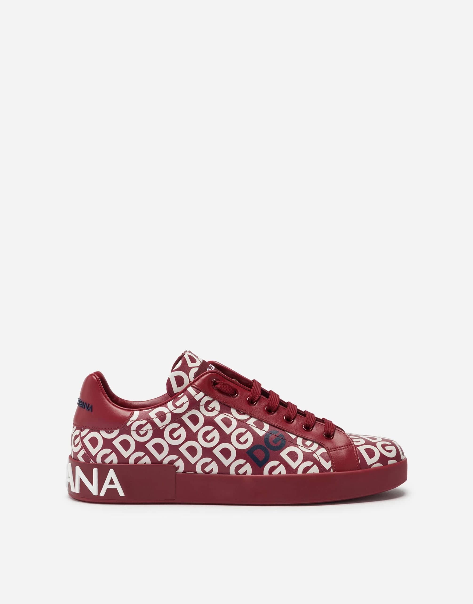 Dolce & Gabbana DG Mania Print Portofino Sneakers