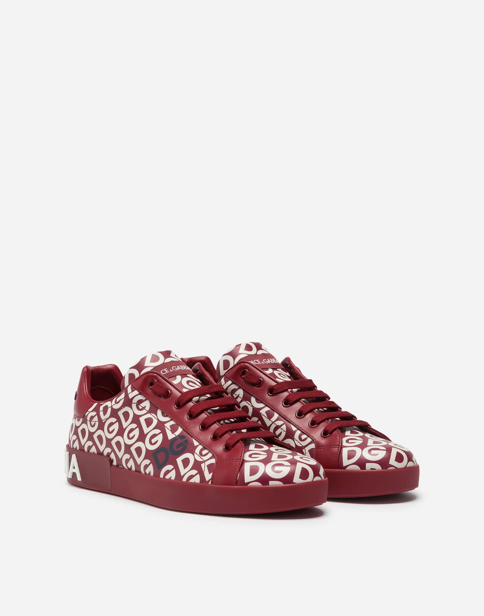 Dolce & Gabbana DG Mania Print Portofino Sneakers